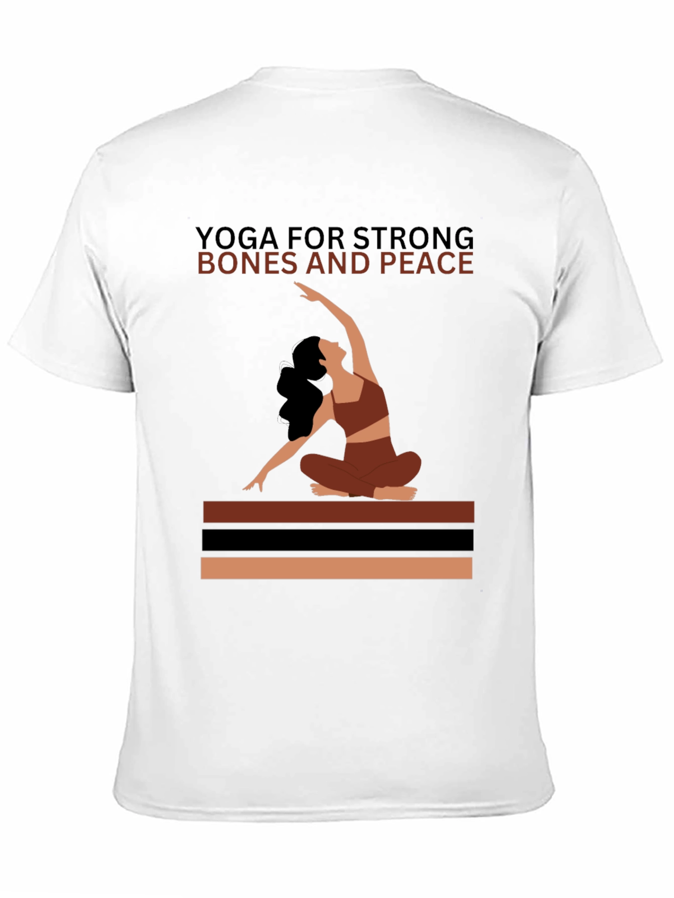 Yoga for Strong Bones and Peace Graphic Tee