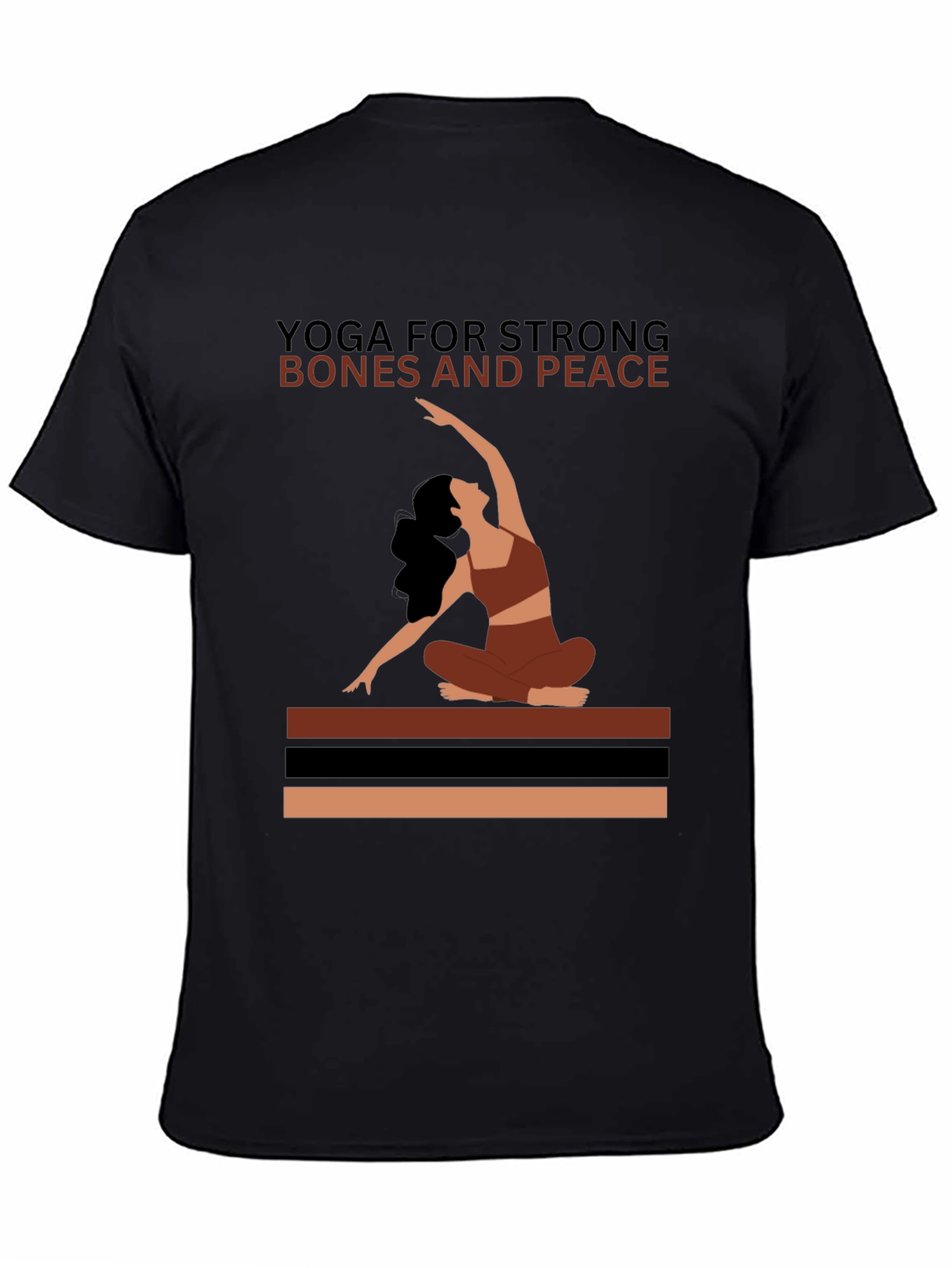 Yoga for Strong Bones and Peace Graphic Tee
