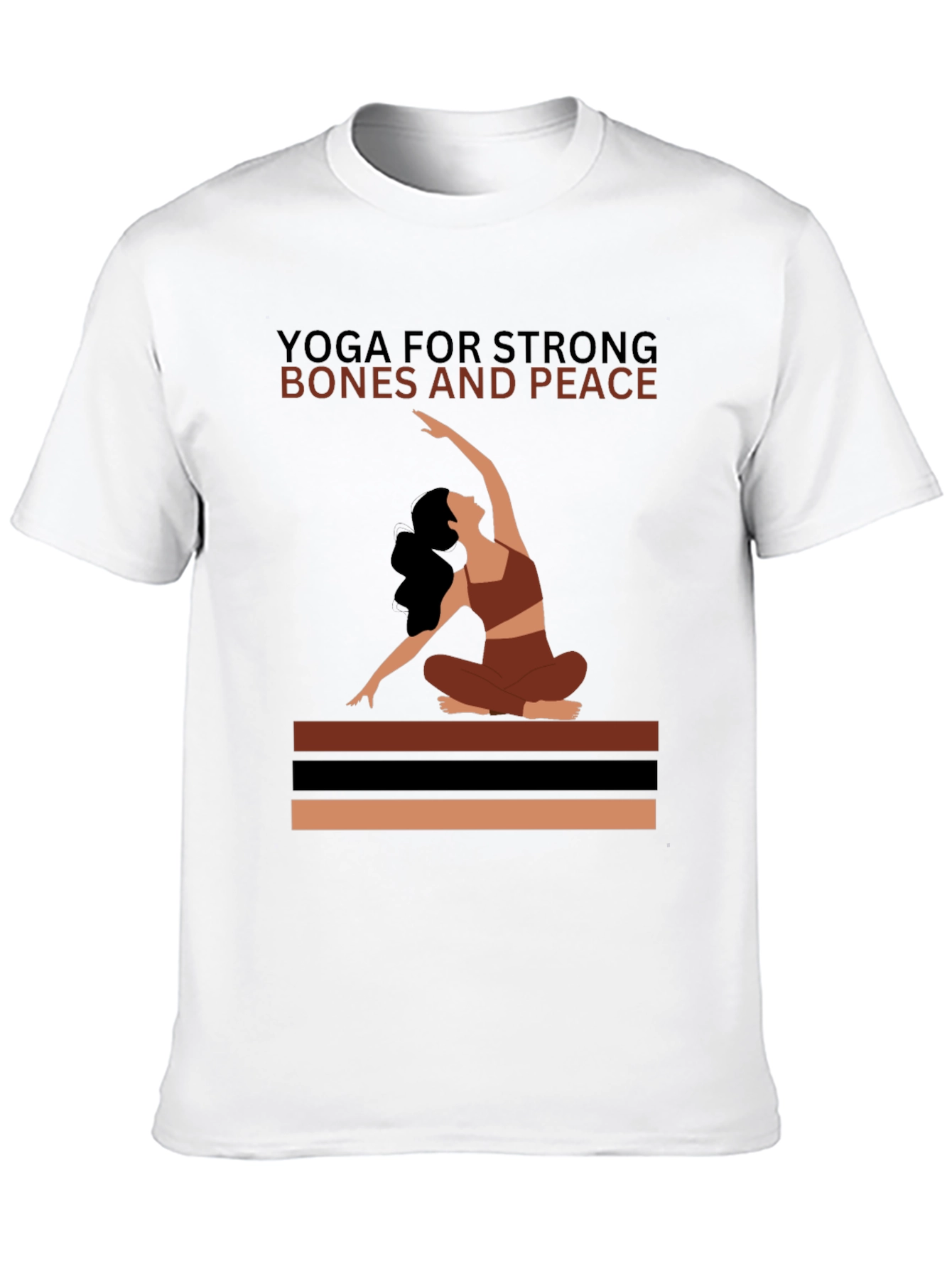 Yoga for Strong Bones and Peace Graphic Tee