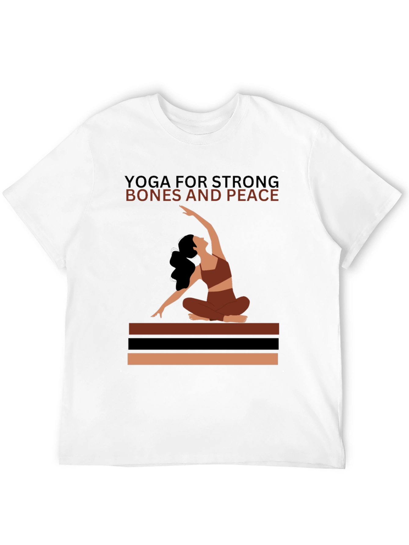Yoga for Strong Bones and Peace Graphic Tee