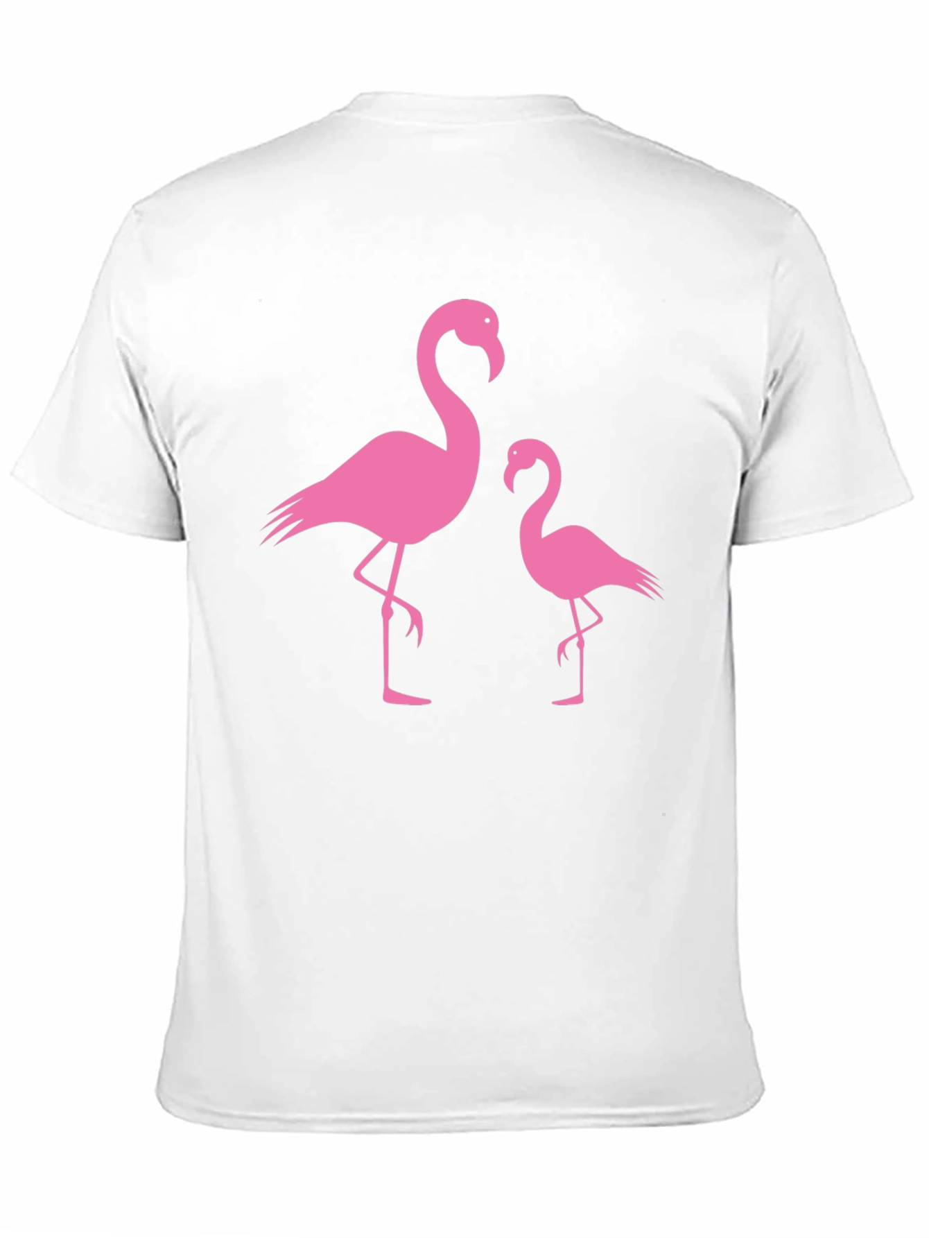 Pink Flamingo Graphic Tee - Black