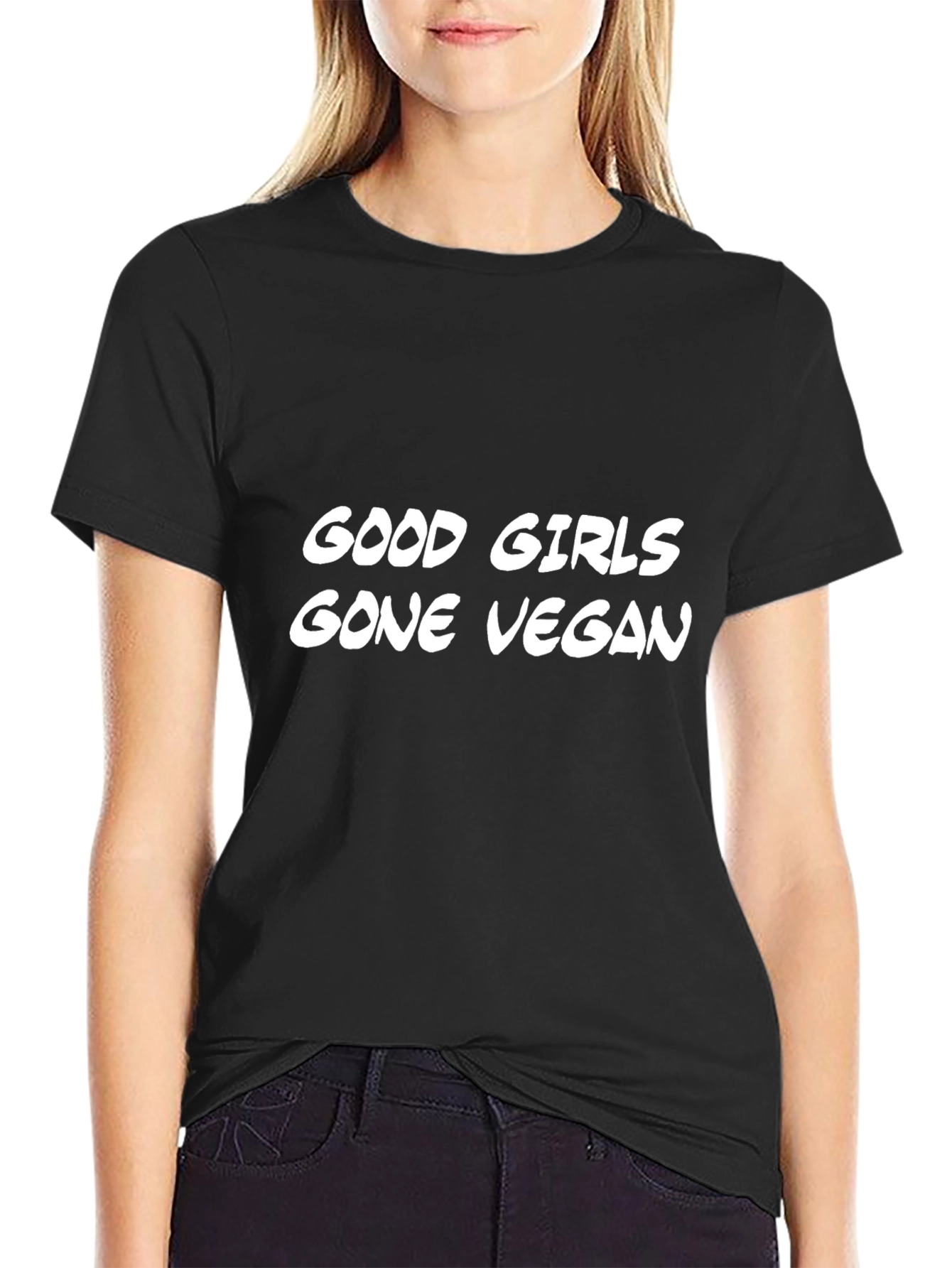 Good Girls Gone Vegan Black T-Shirt