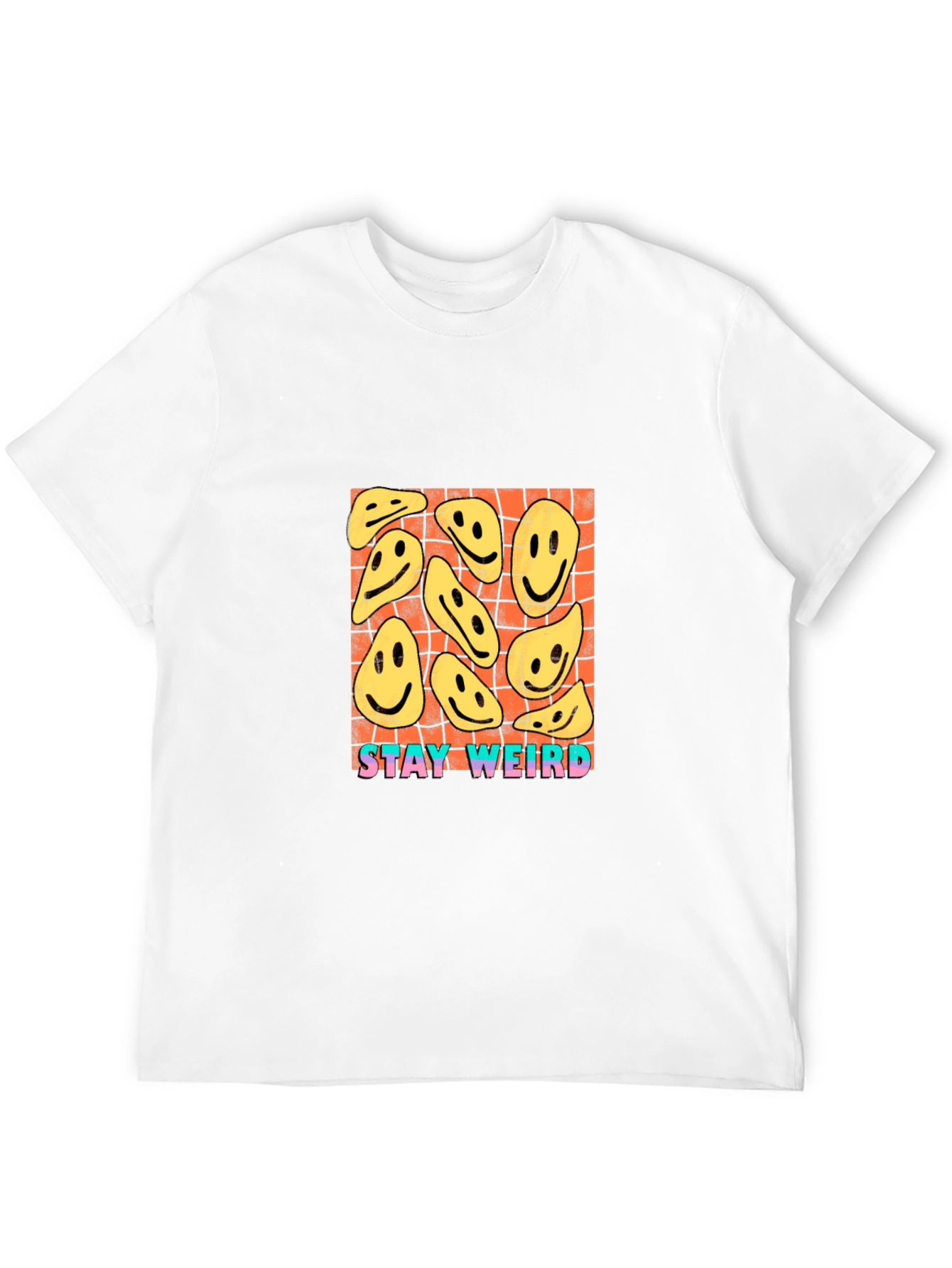 Stay Weird Graphic Tee - Black Cotton T-Shirt