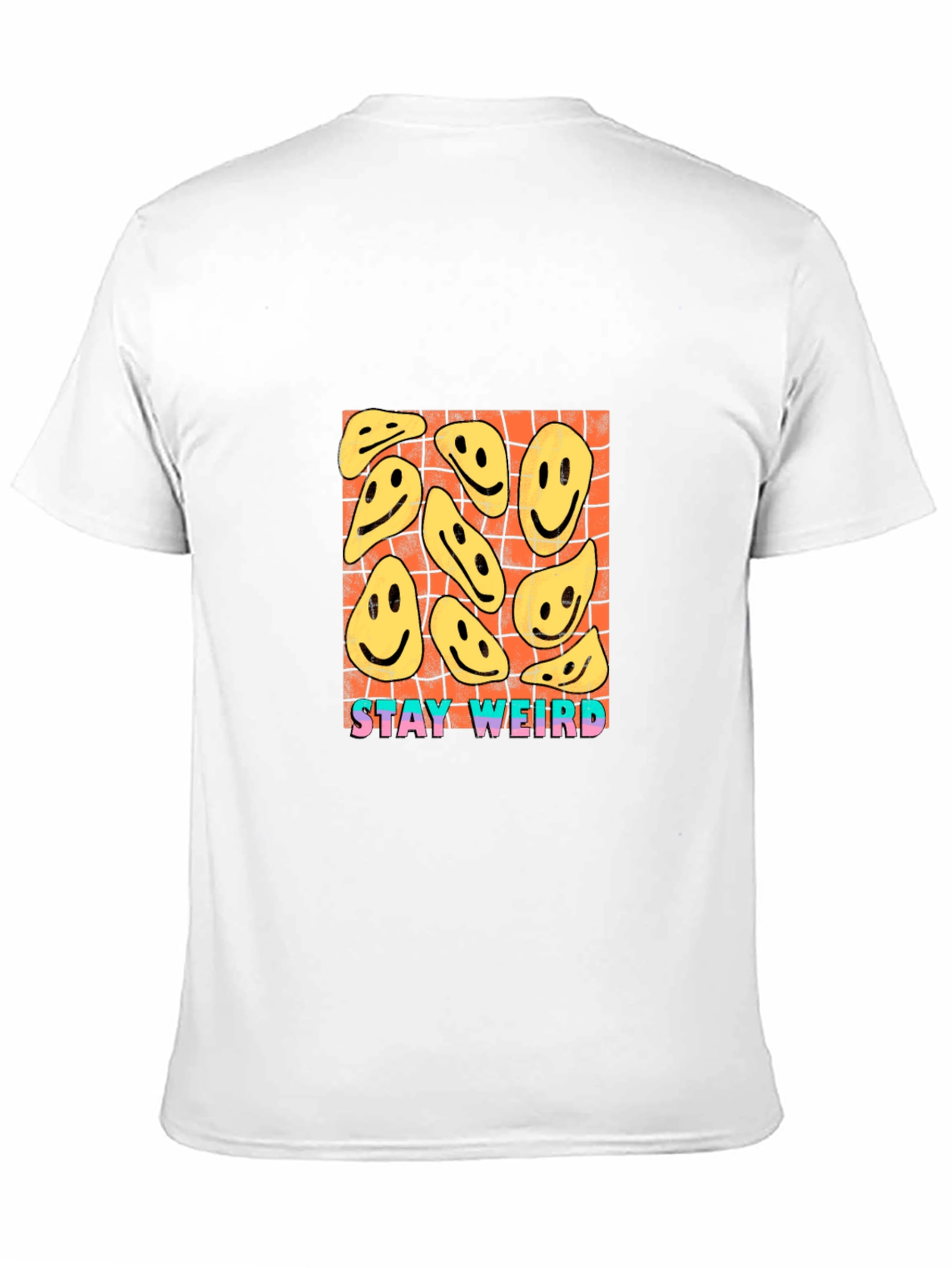Stay Weird Graphic Tee - Black Cotton T-Shirt