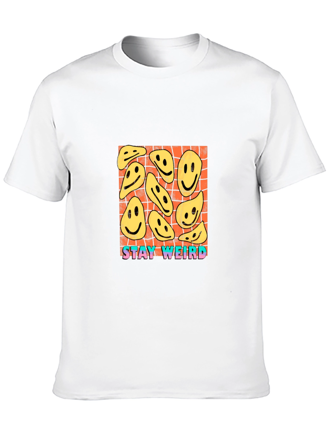Stay Weird Graphic Tee - Black Cotton T-Shirt