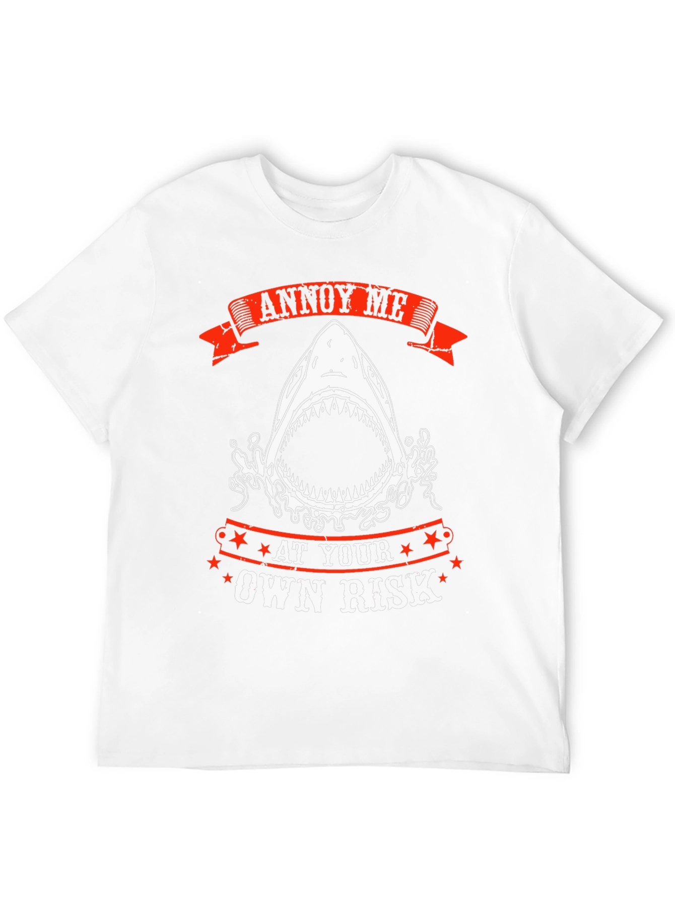 Annoy Me At Your Own Risk Shark Graphic T-Shirt