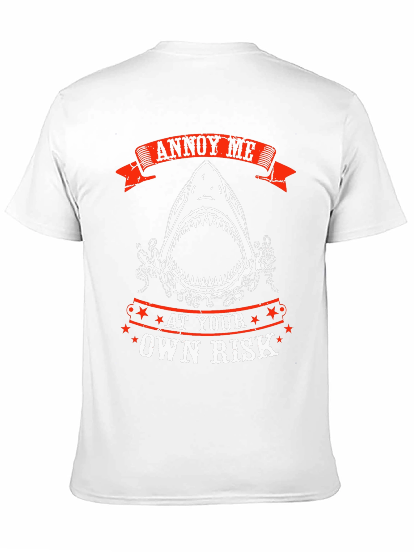 Annoy Me At Your Own Risk Shark Graphic T-Shirt