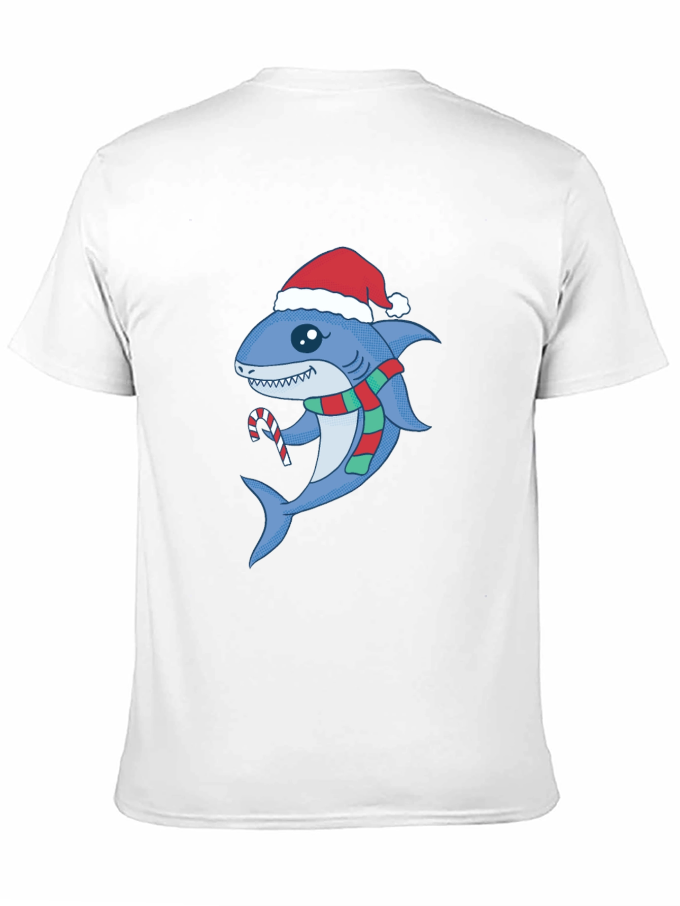 Festive Shark Tee - Christmas Holiday Apparel