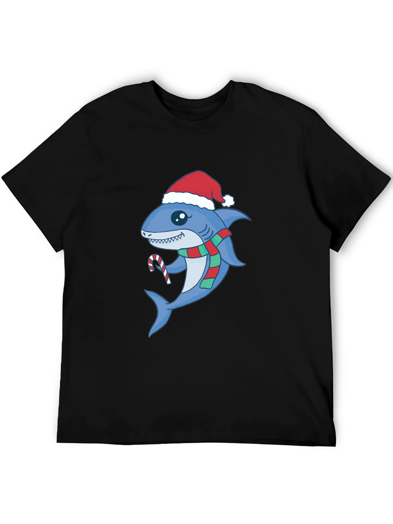 Festive Shark Tee - Christmas Holiday Apparel
