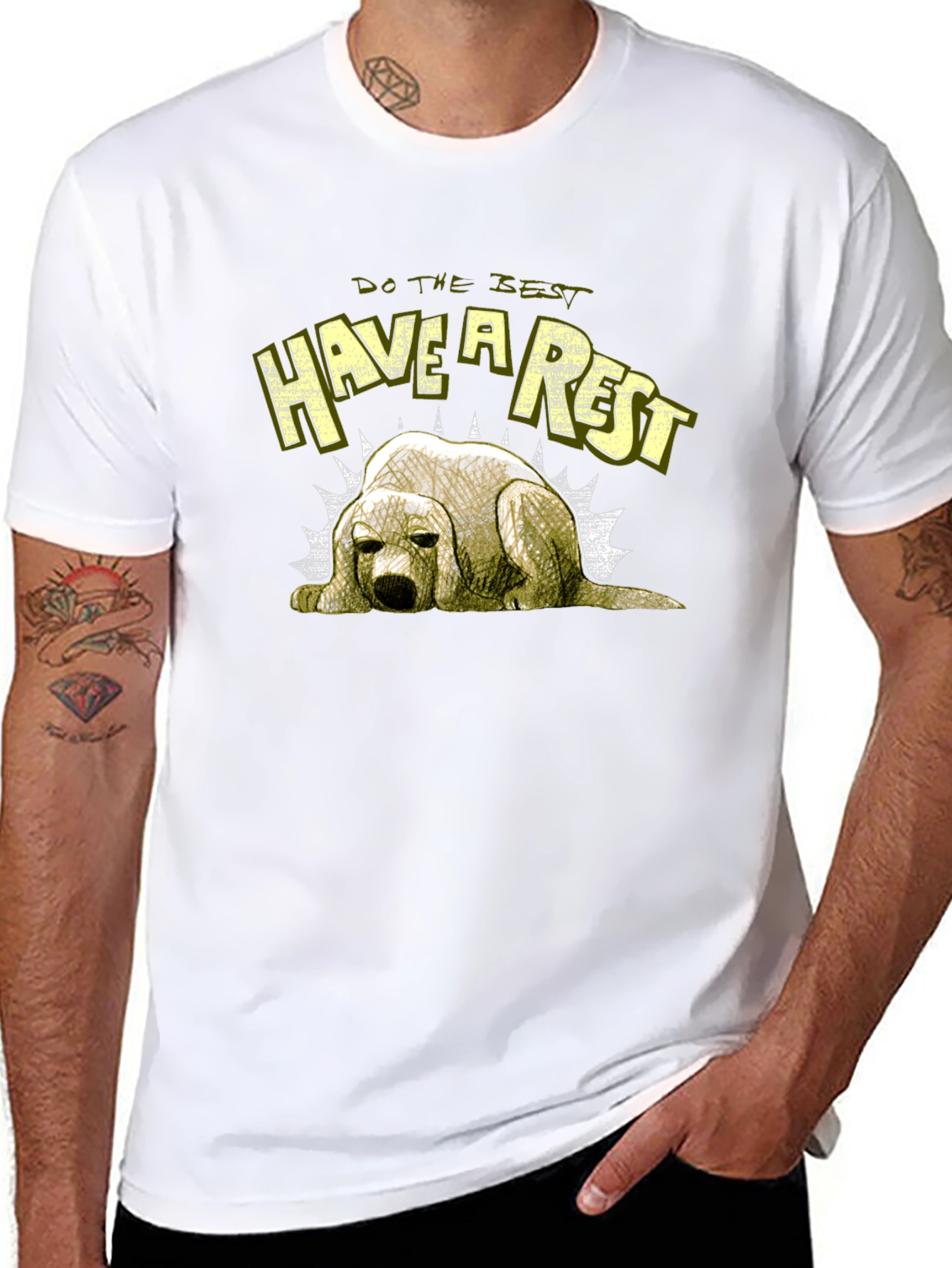 Do the Best Have a Rest Dog T-Shirt