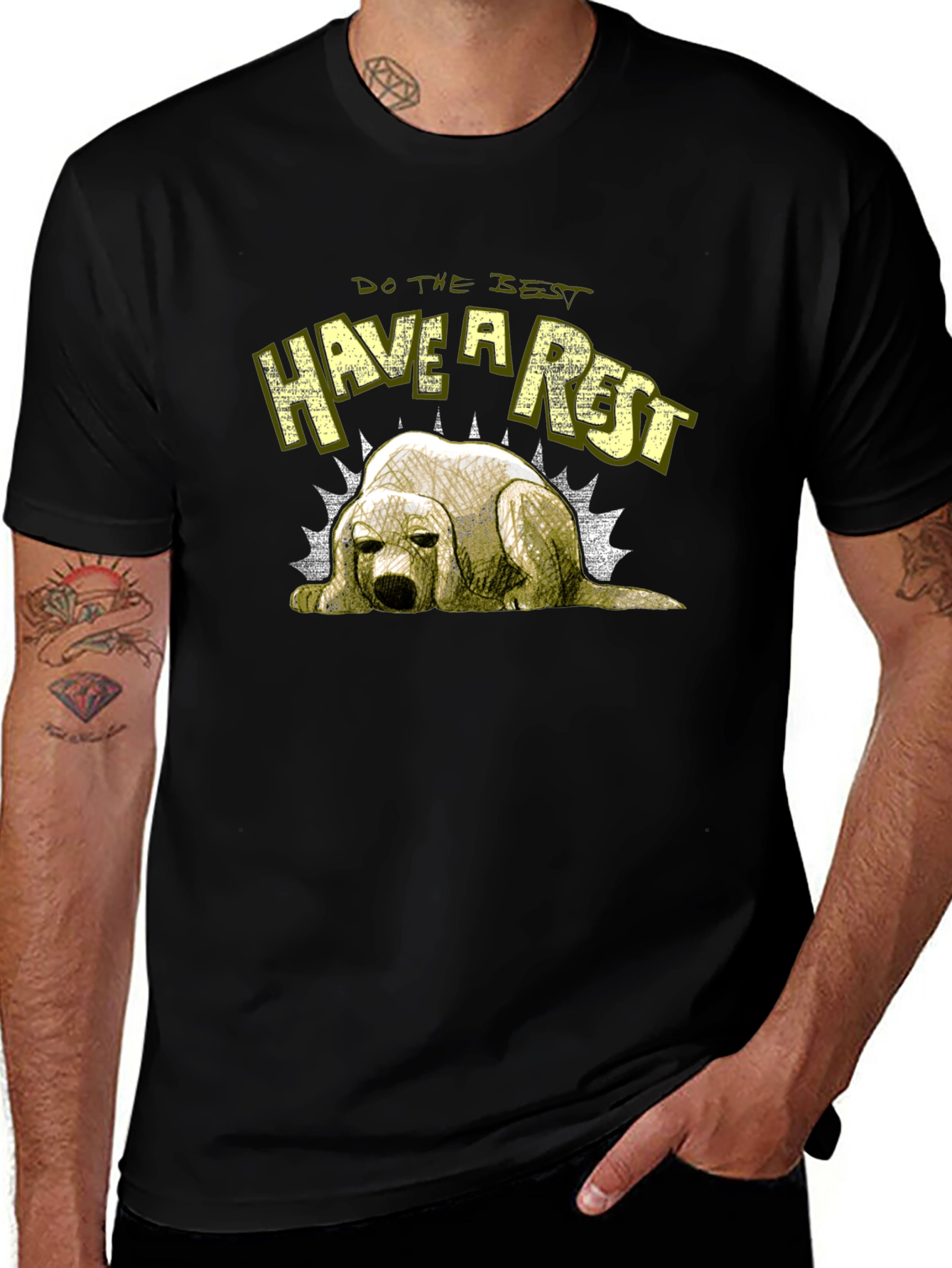 Do the Best Have a Rest Dog T-Shirt