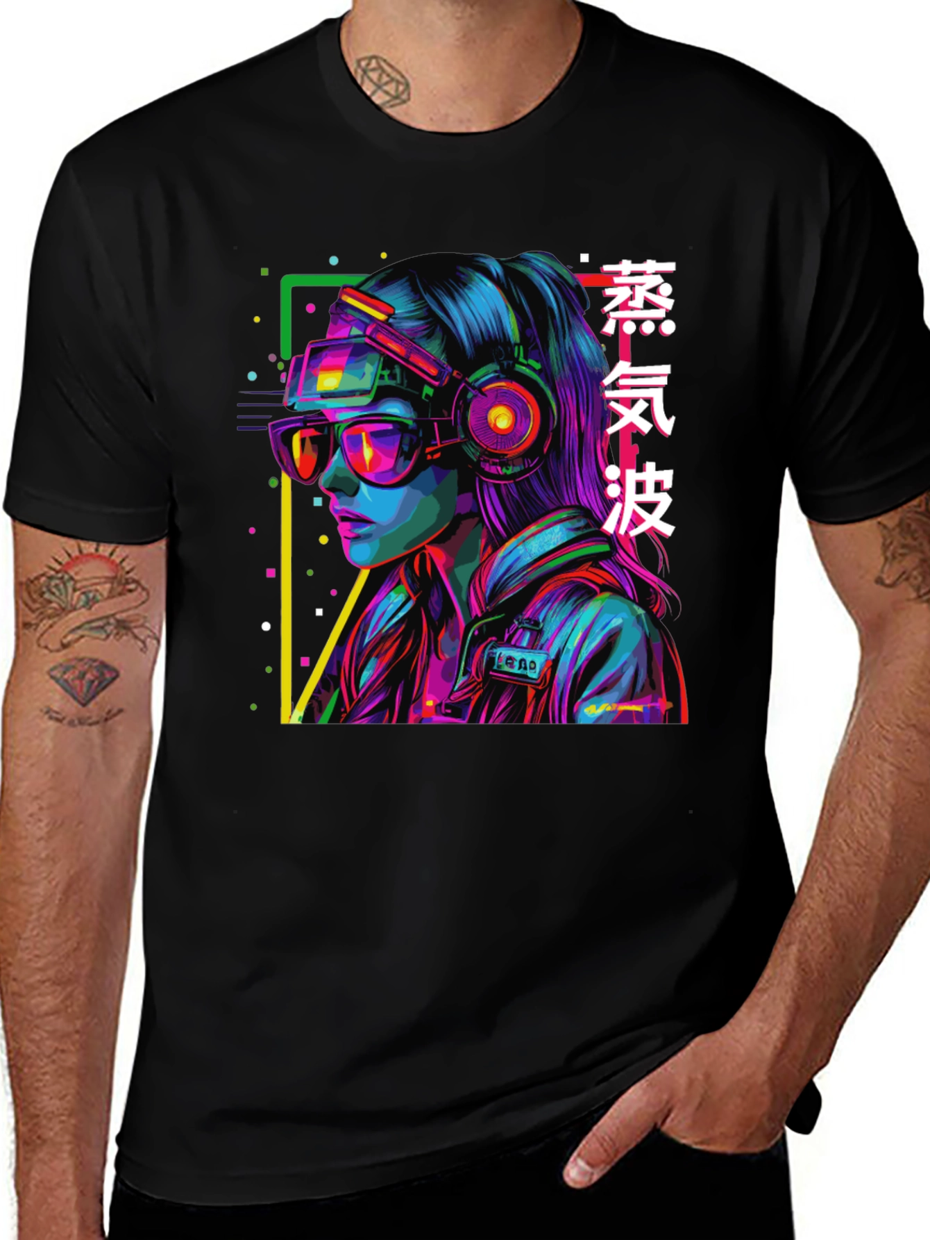 Cyberpunk Girl Graphic Tee