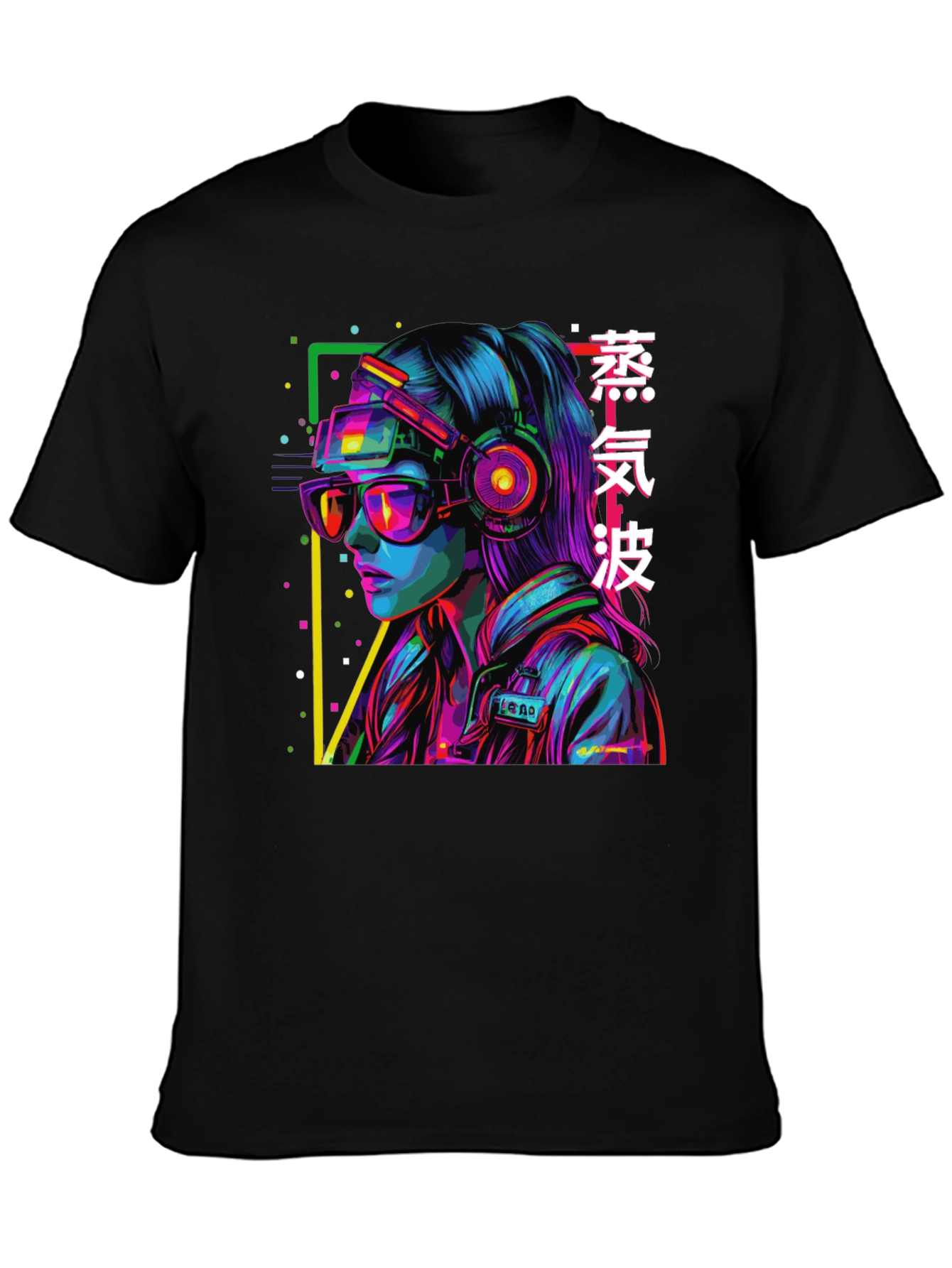 Cyberpunk Girl Graphic Tee