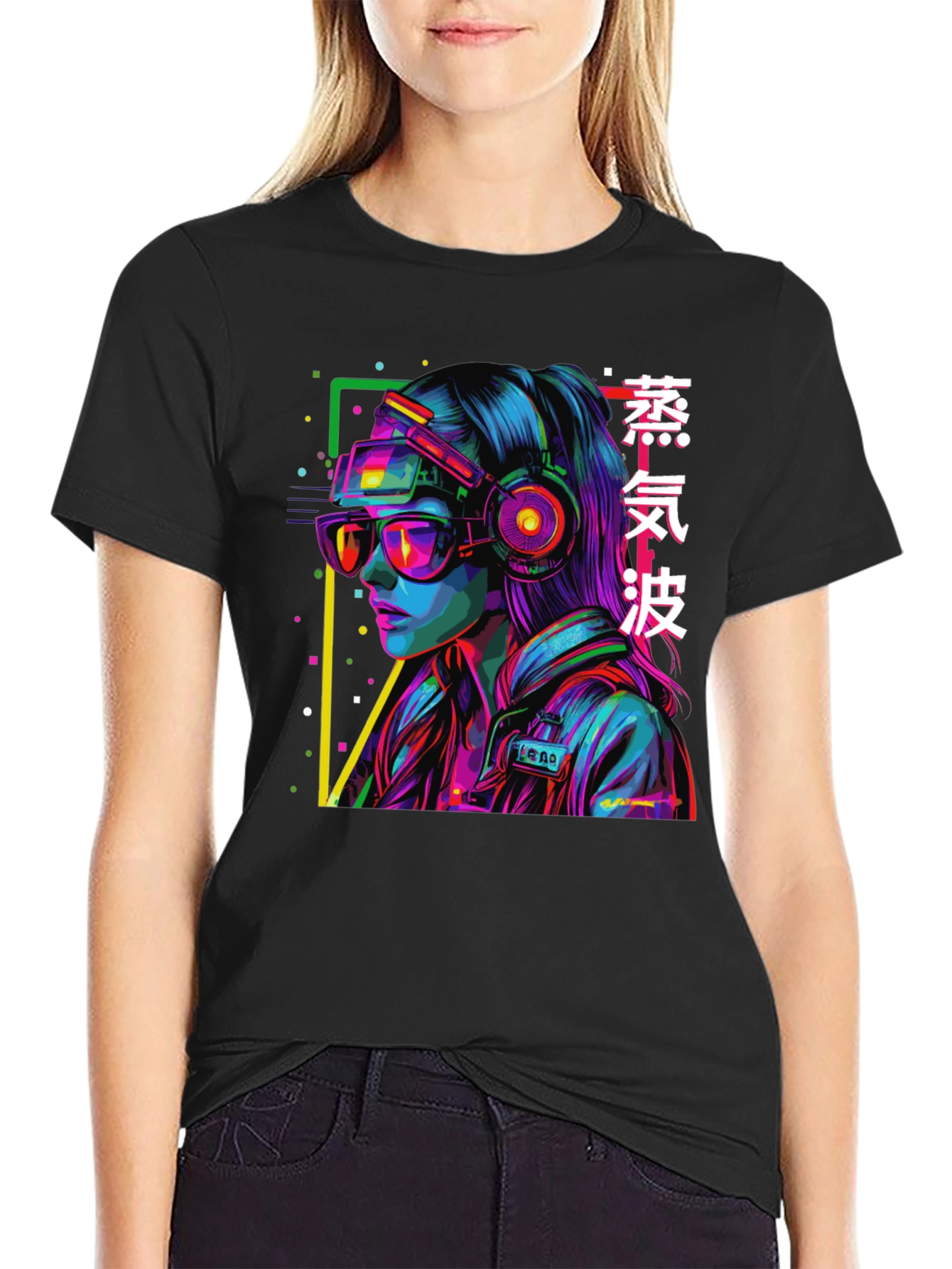 Cyberpunk Girl Graphic Tee