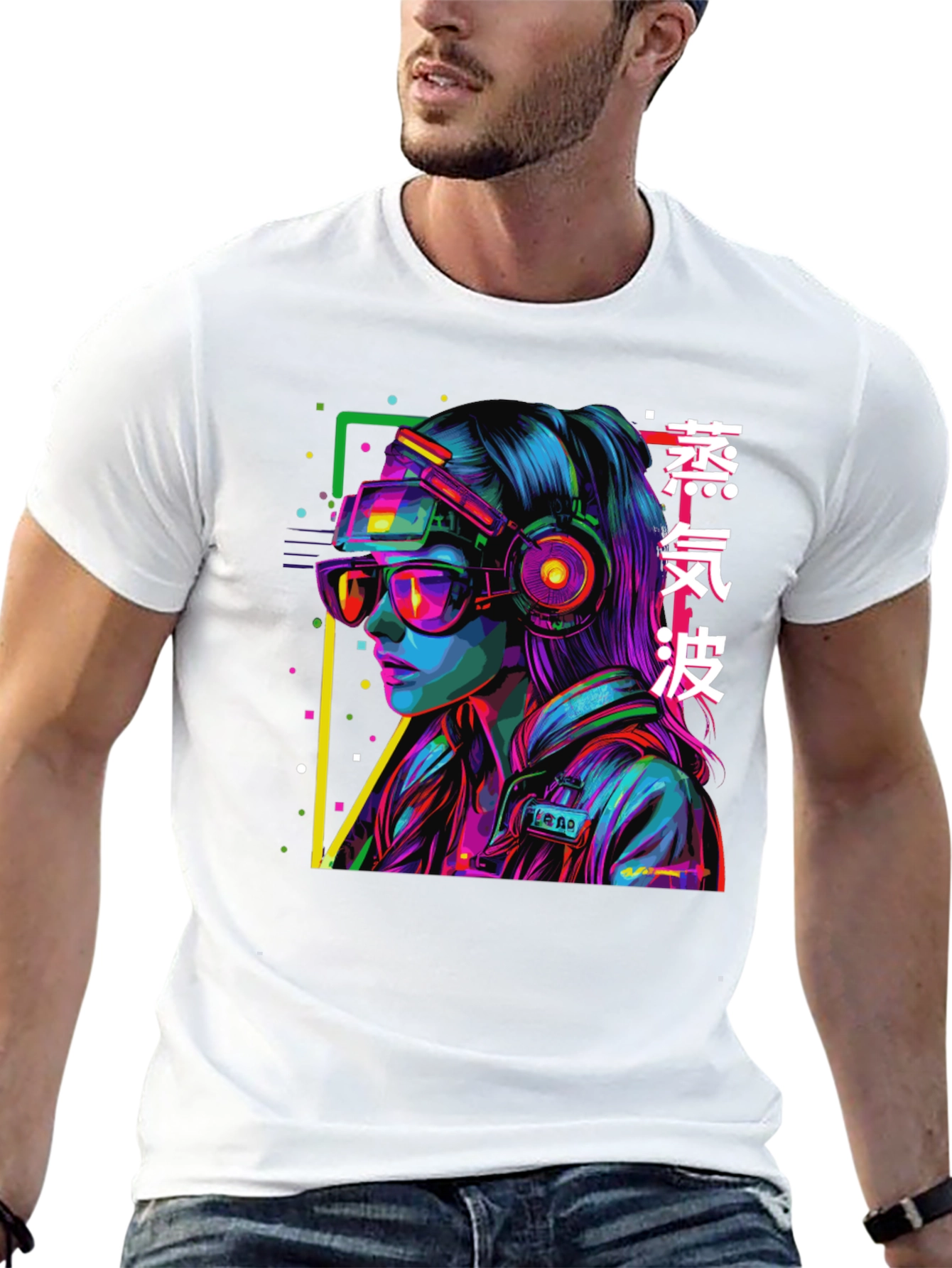 Cyberpunk Girl Graphic Tee