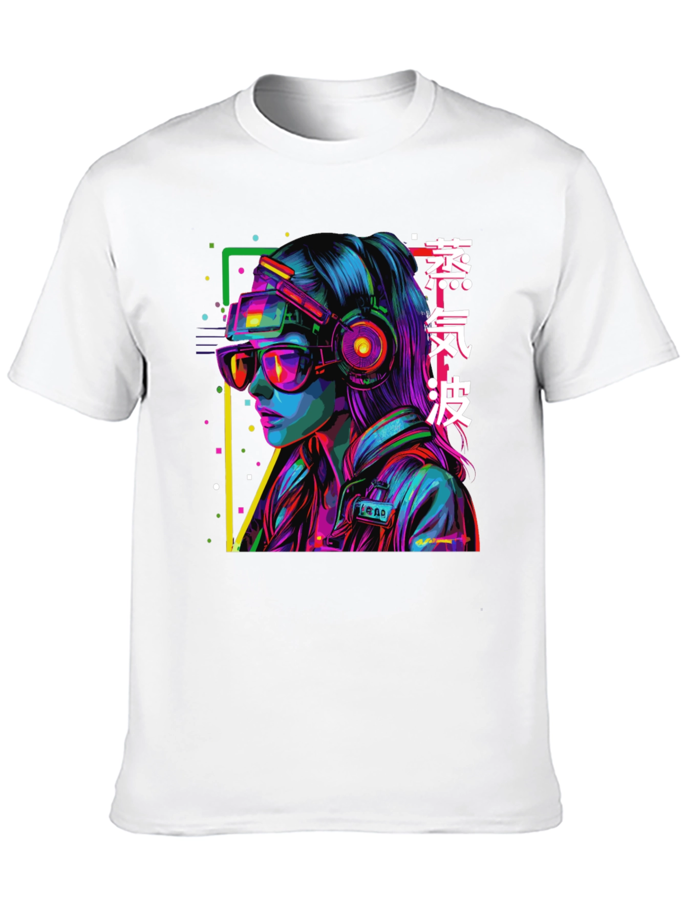 Cyberpunk Girl Graphic Tee