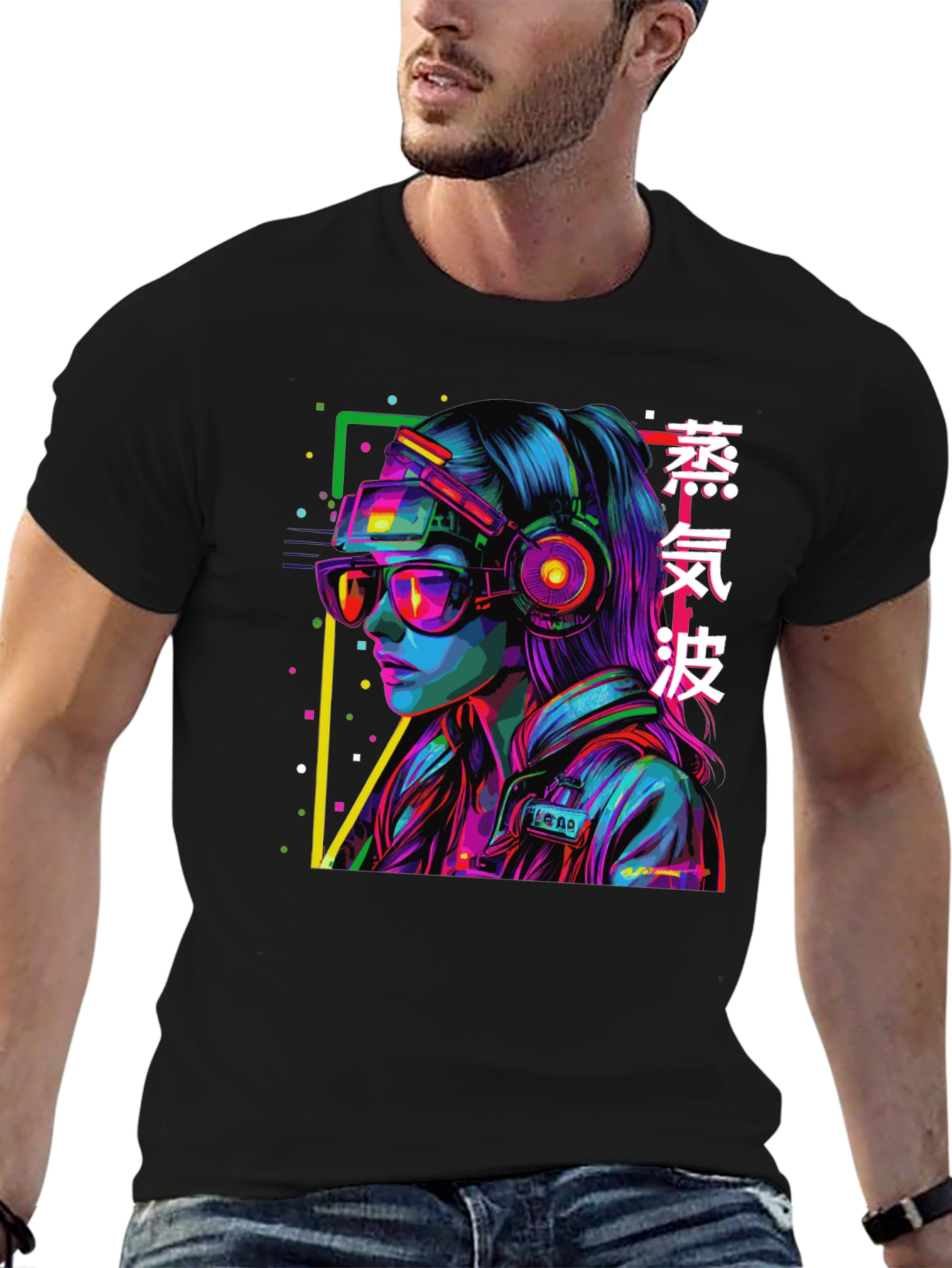 Cyberpunk Girl Graphic Tee