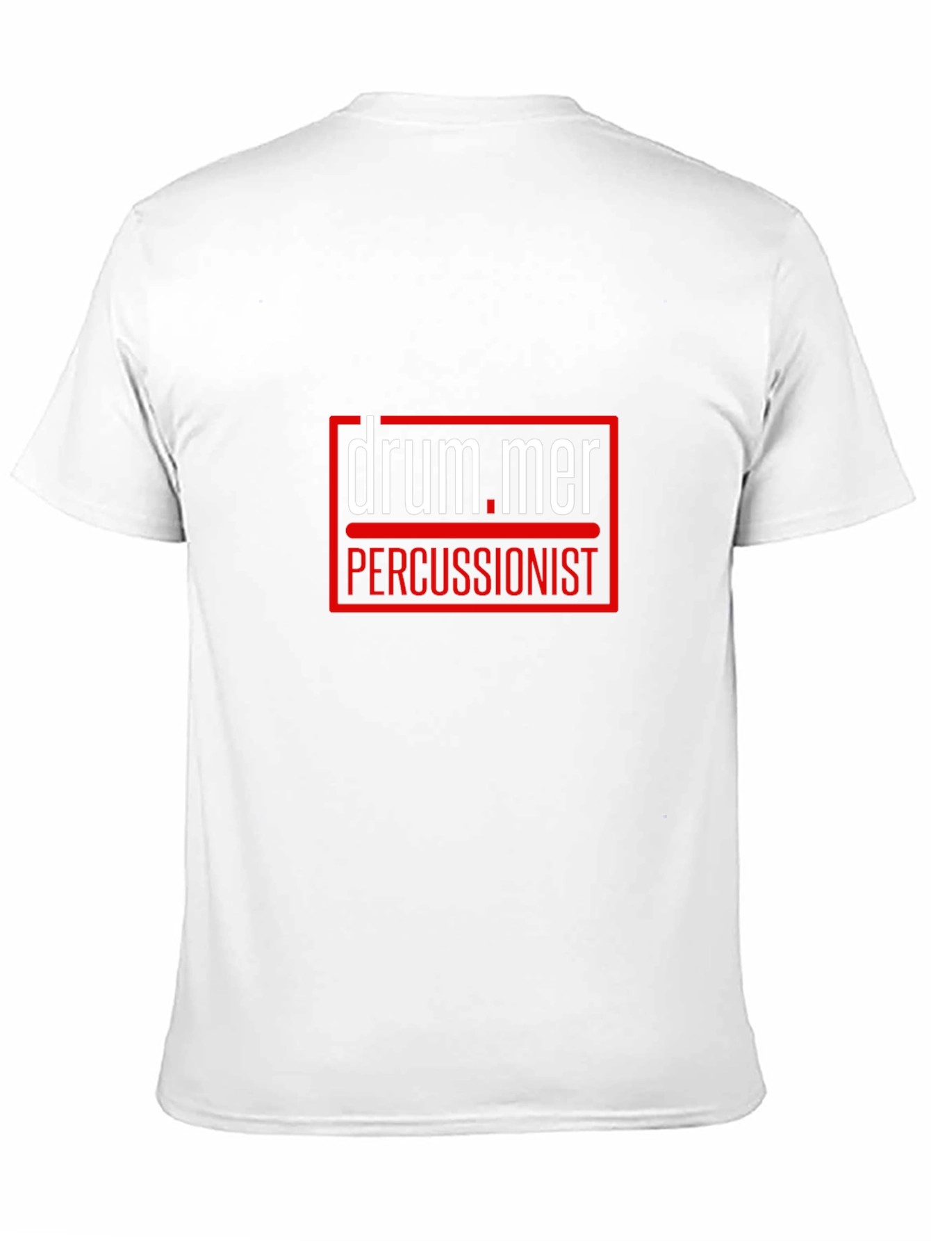 Drummer Percussionist Black Graphic T-Shirt