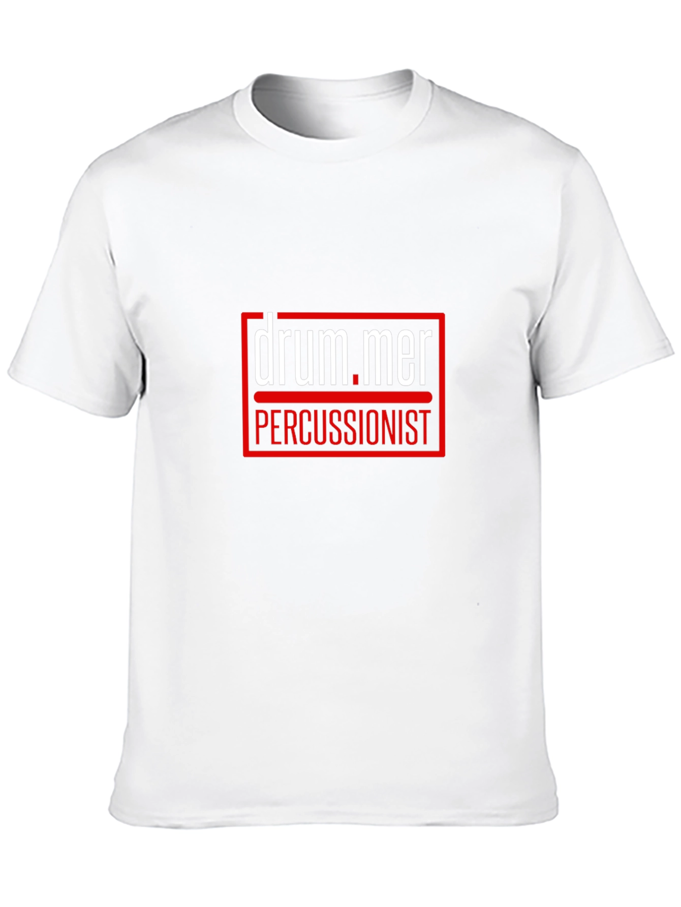 Drummer Percussionist Black Graphic T-Shirt