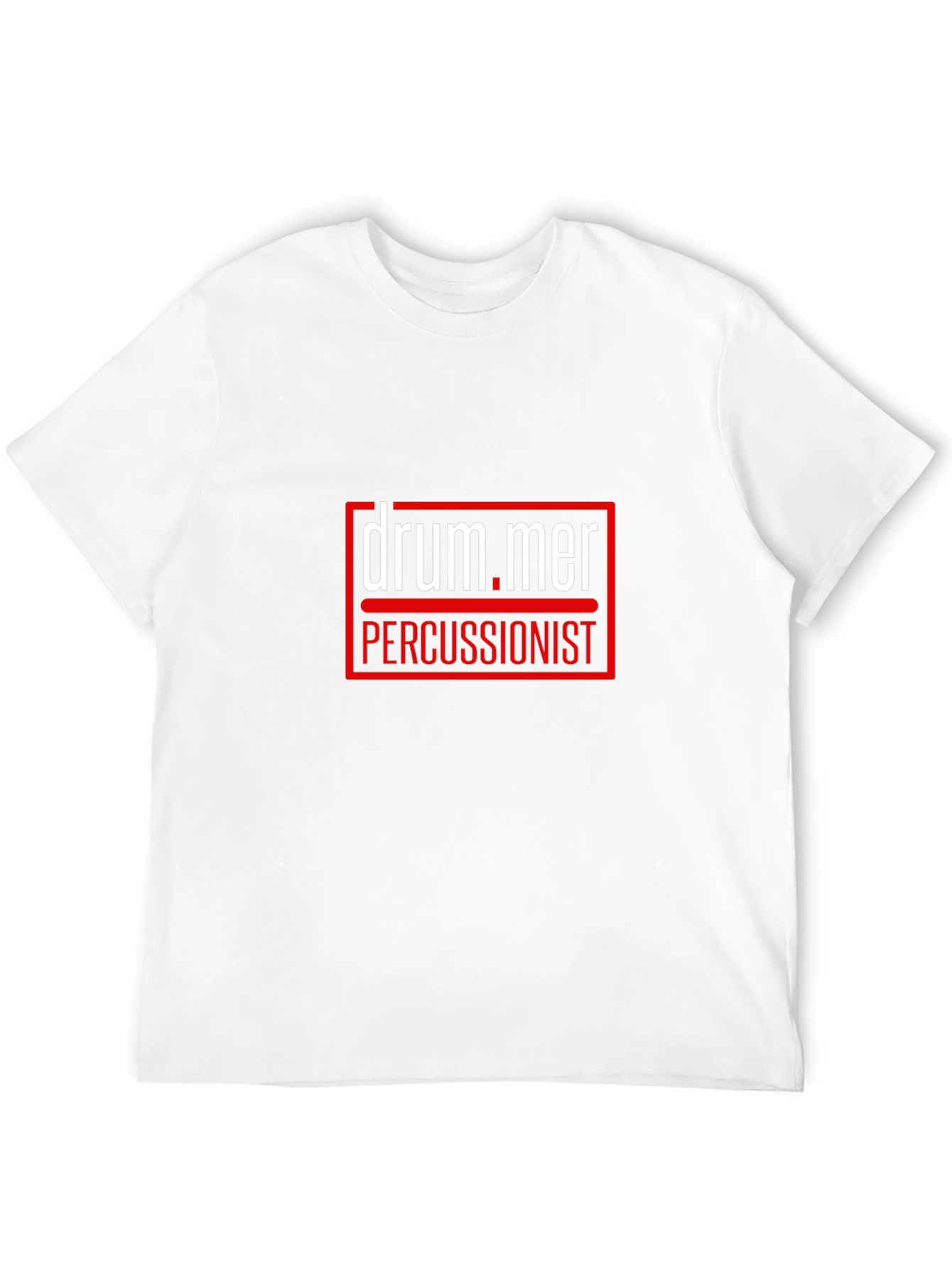 Drummer Percussionist Black Graphic T-Shirt