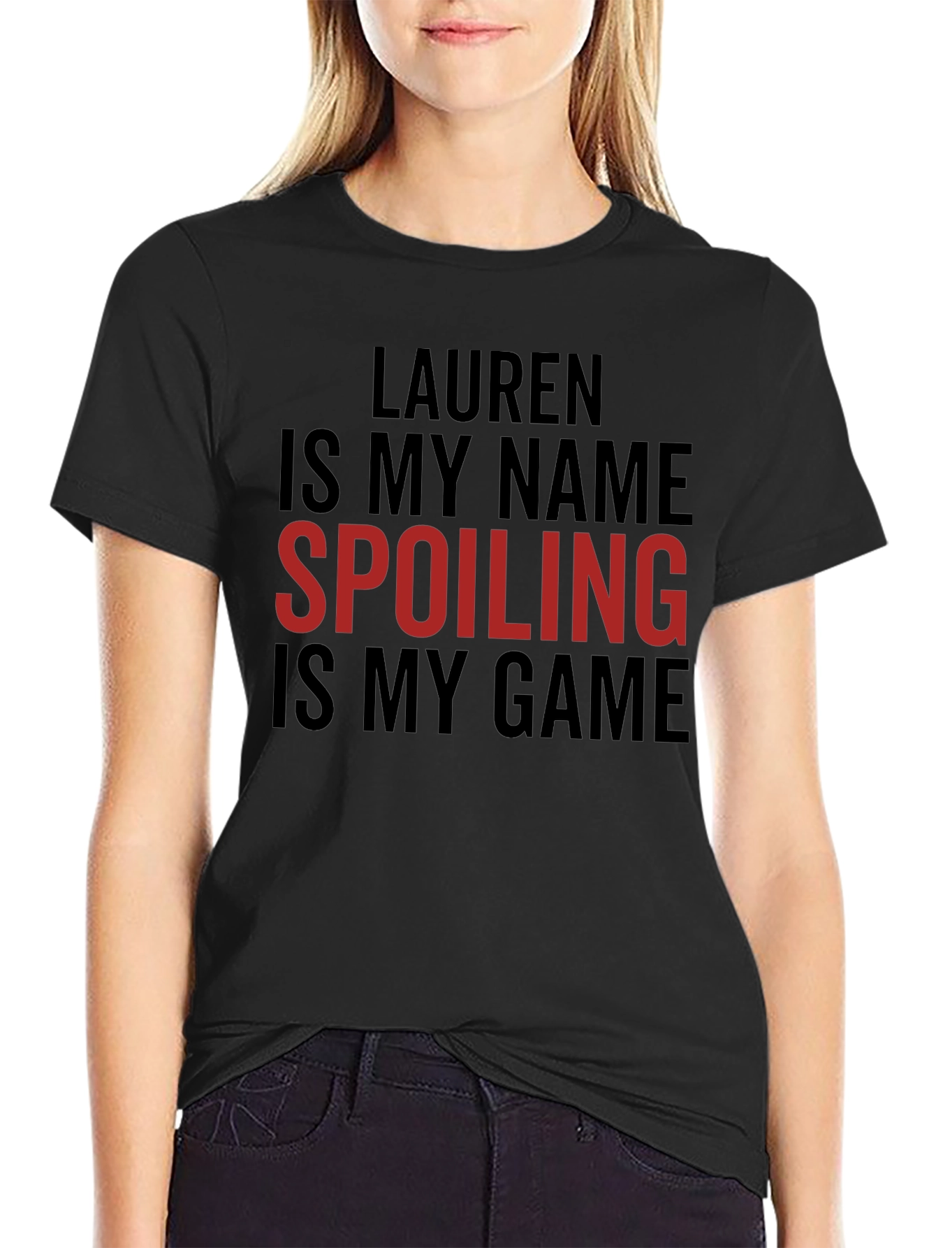 Funny Spoiling is My Game Graphic T-Shirt