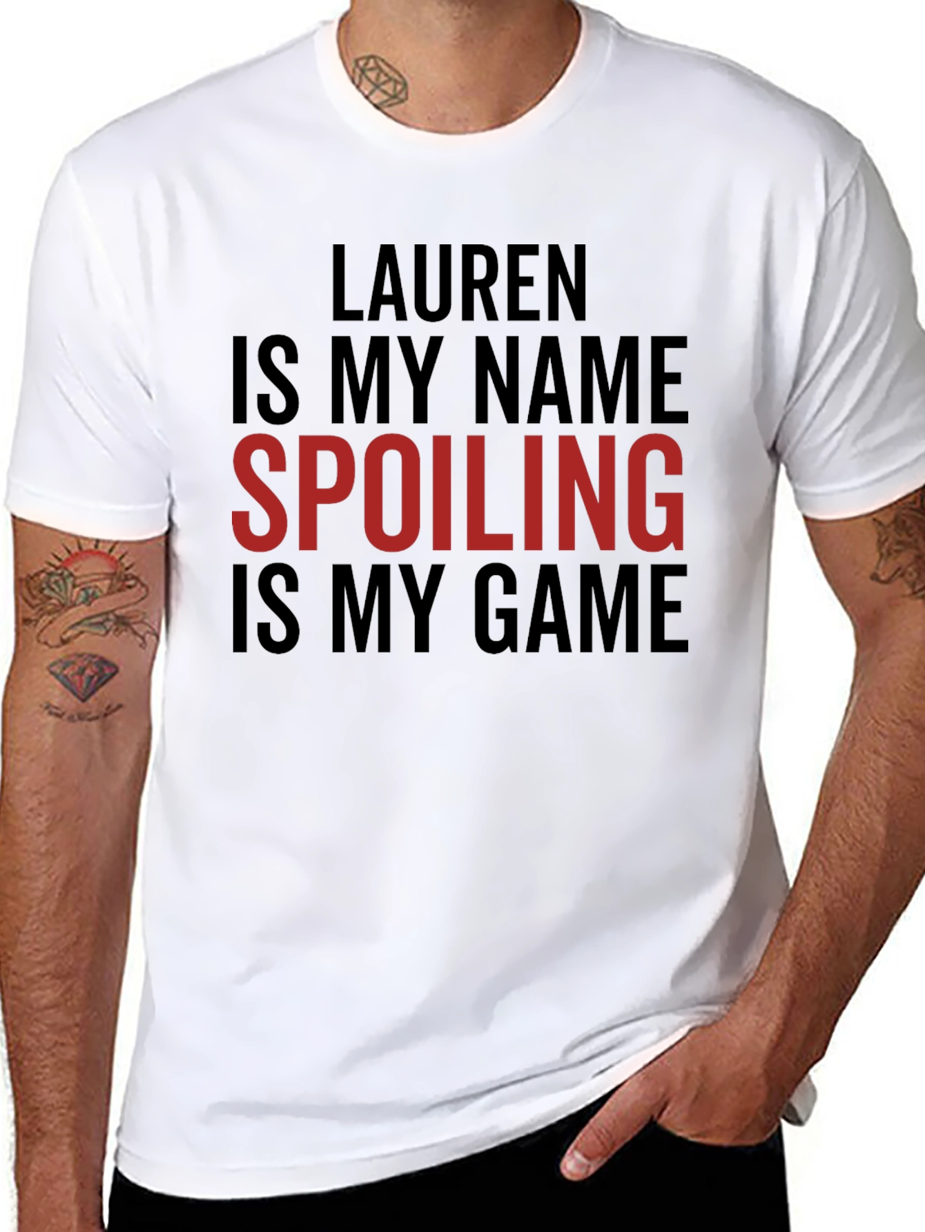 Funny Spoiling is My Game Graphic T-Shirt
