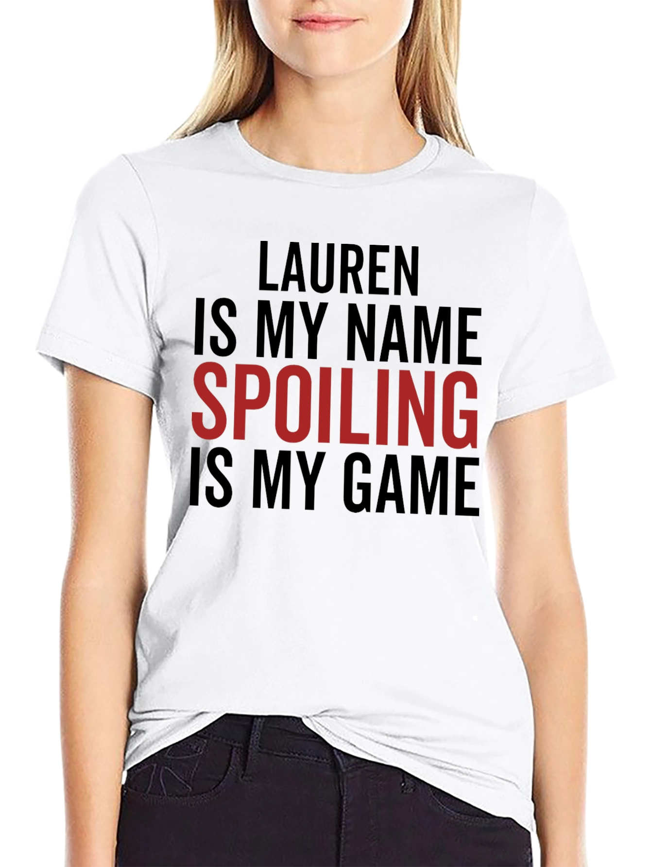 Funny Spoiling is My Game Graphic T-Shirt