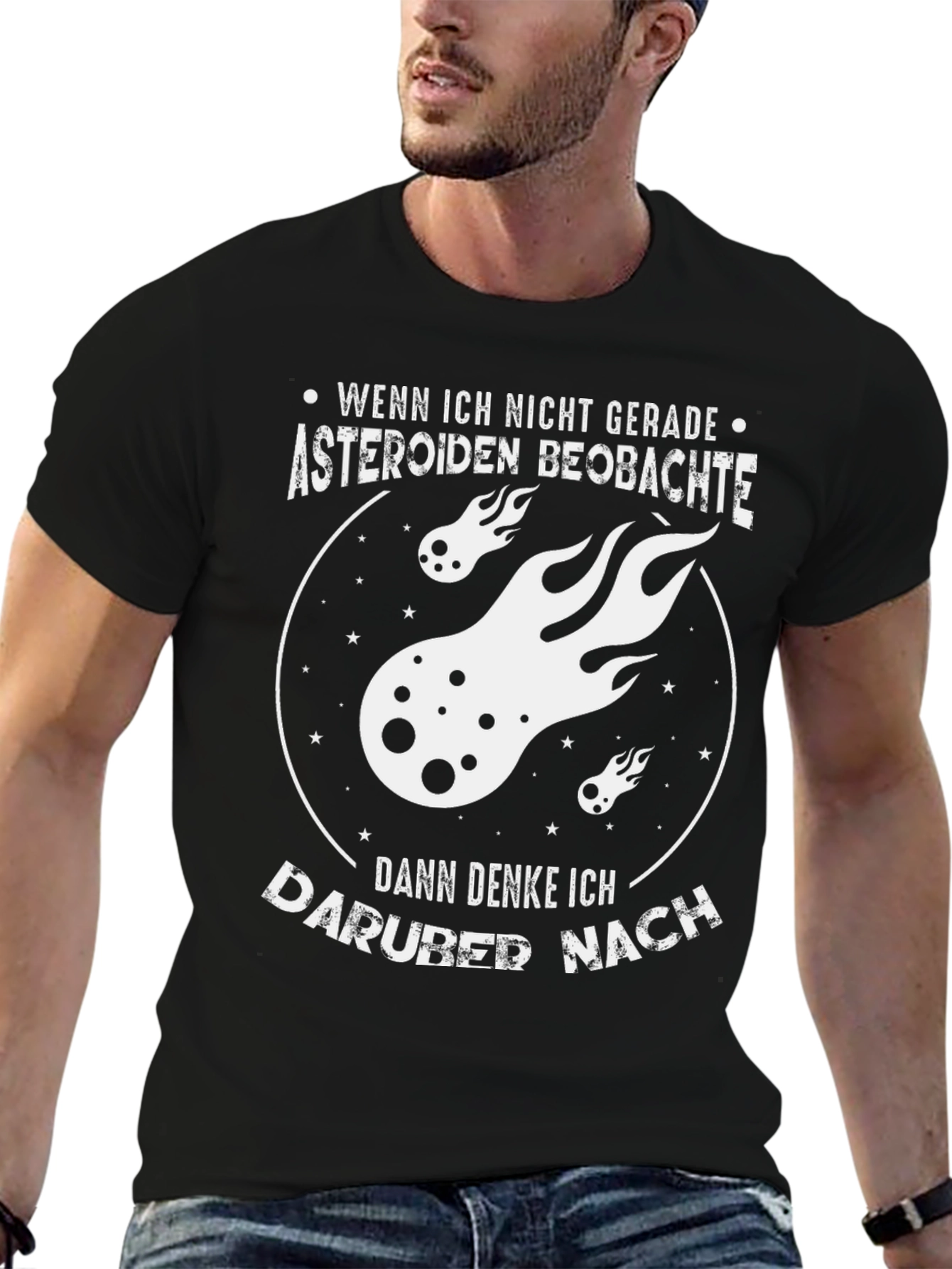 Asteroid Observer T-Shirt - Unique Design