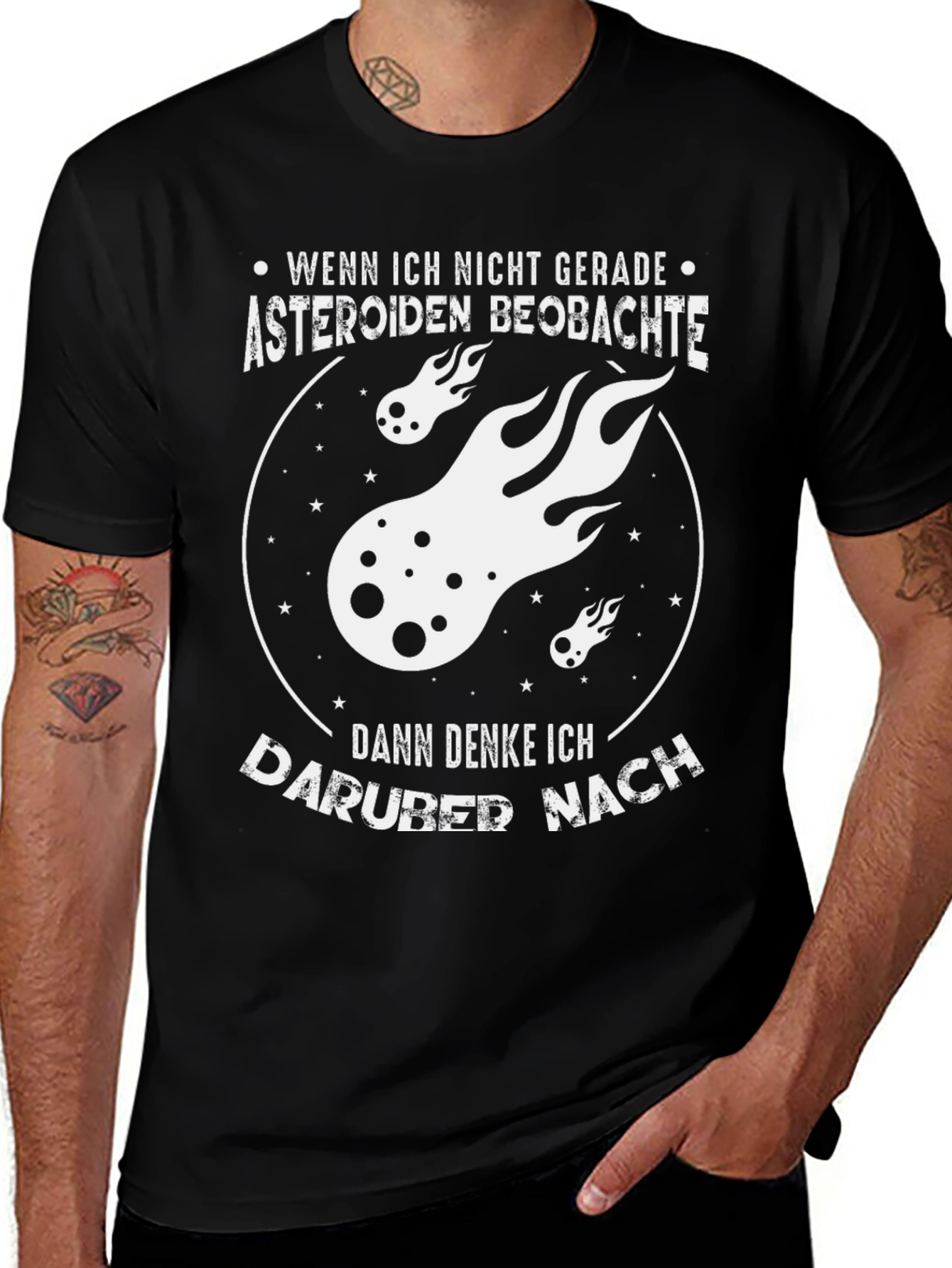 Asteroid Observer T-Shirt - Unique Design