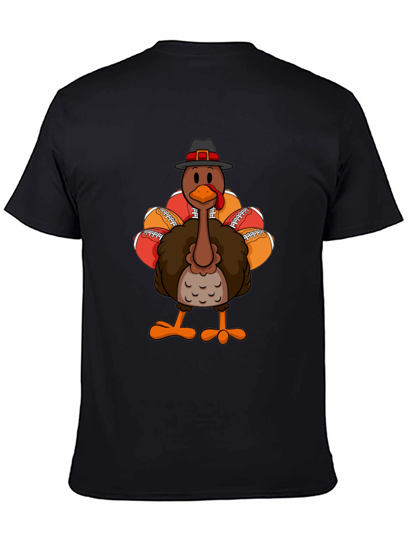 Thanksgiving Football Turkey T-Shirt