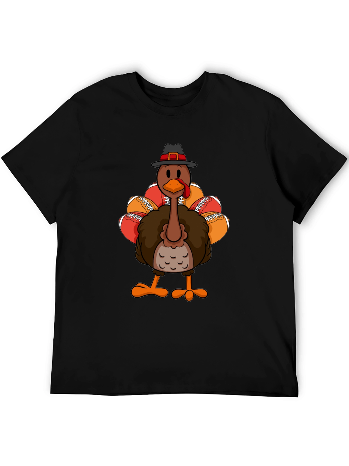 Thanksgiving Football Turkey T-Shirt