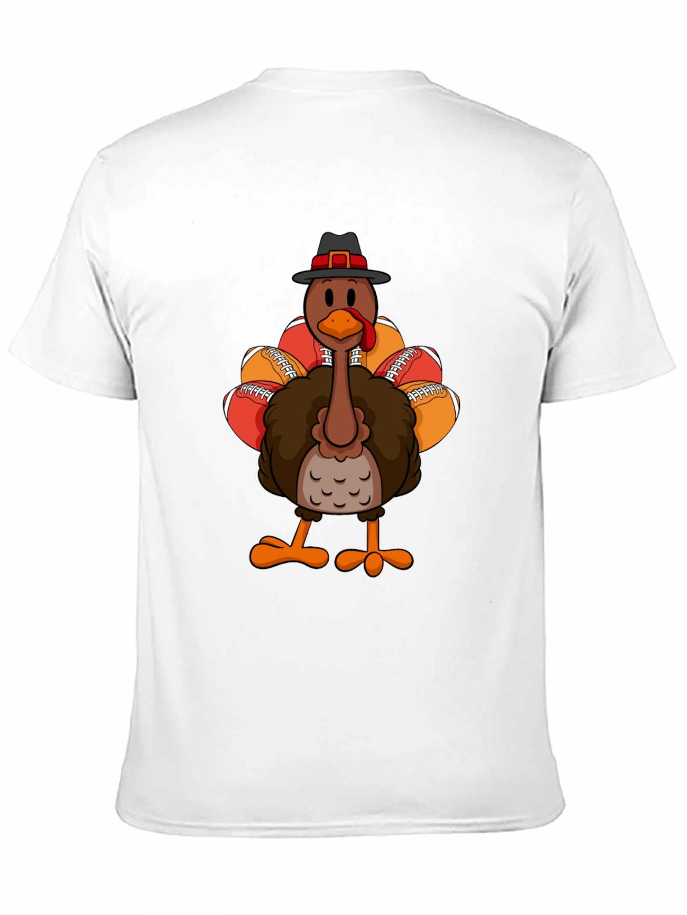 Thanksgiving Football Turkey T-Shirt