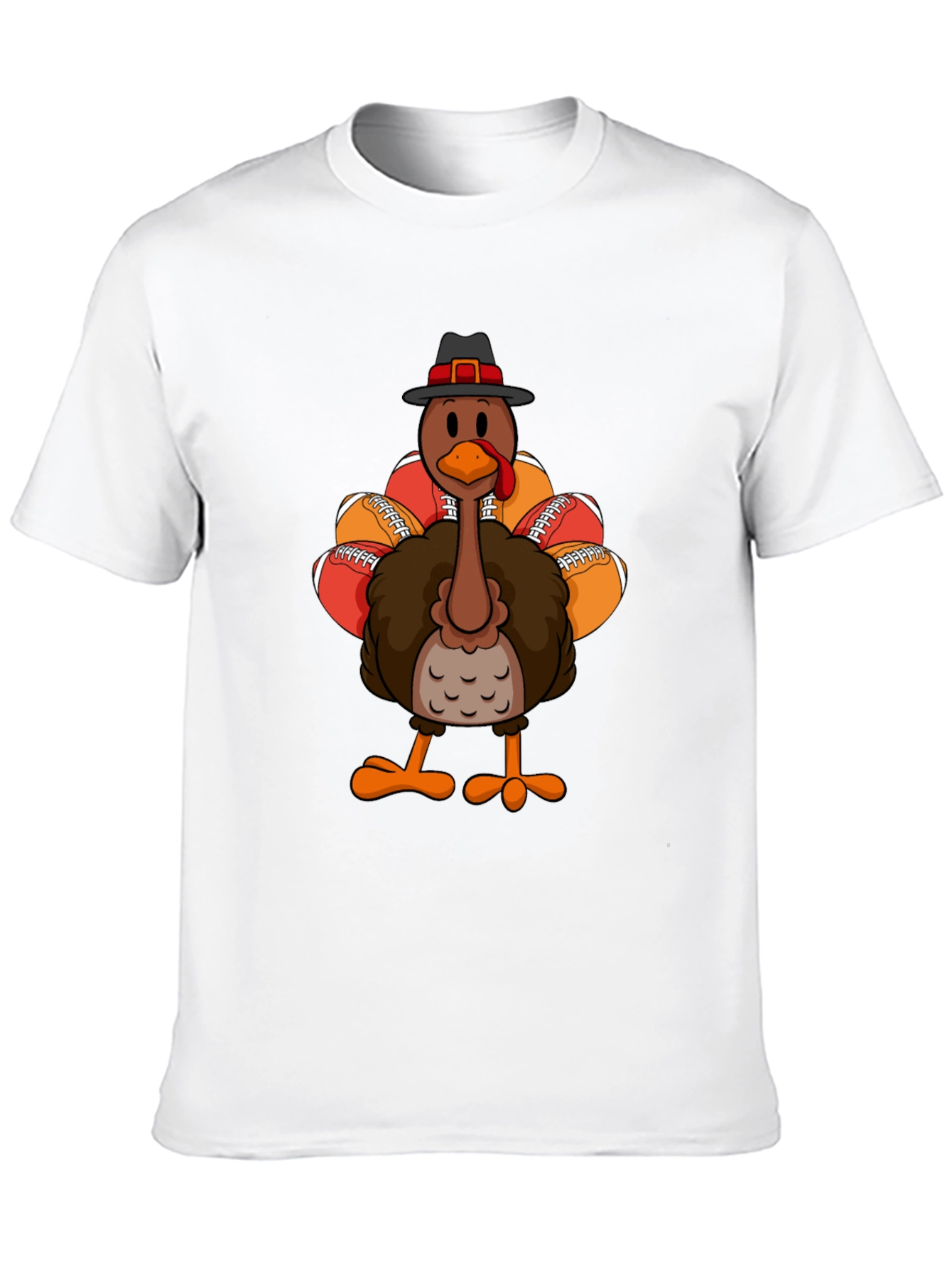 Thanksgiving Football Turkey T-Shirt