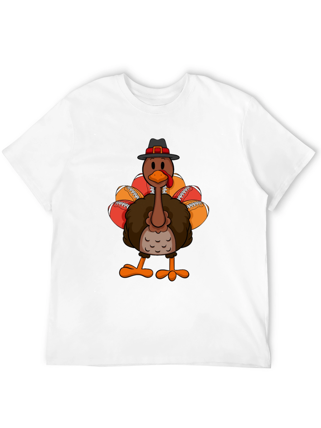 Thanksgiving Football Turkey T-Shirt