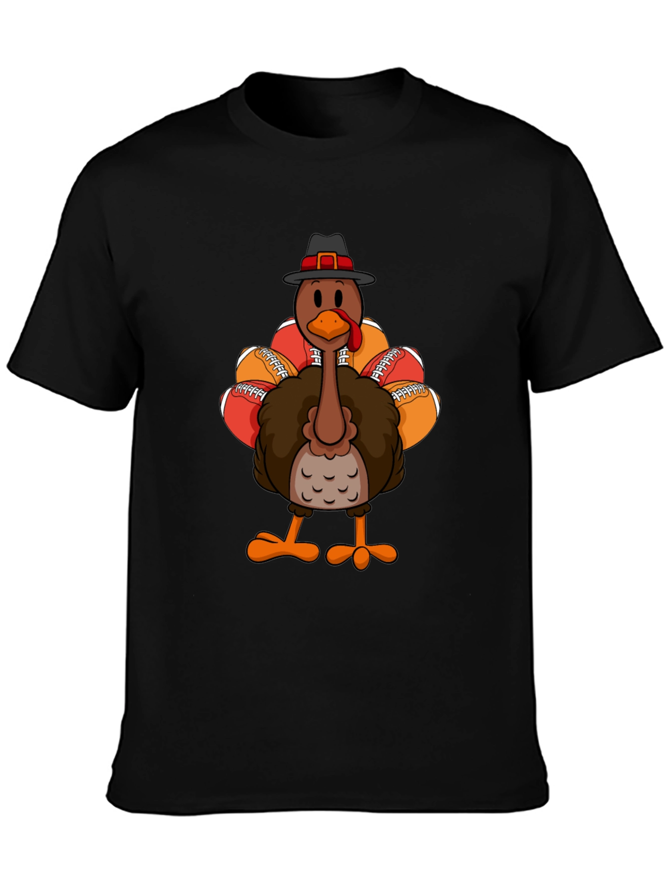 Thanksgiving Football Turkey T-Shirt