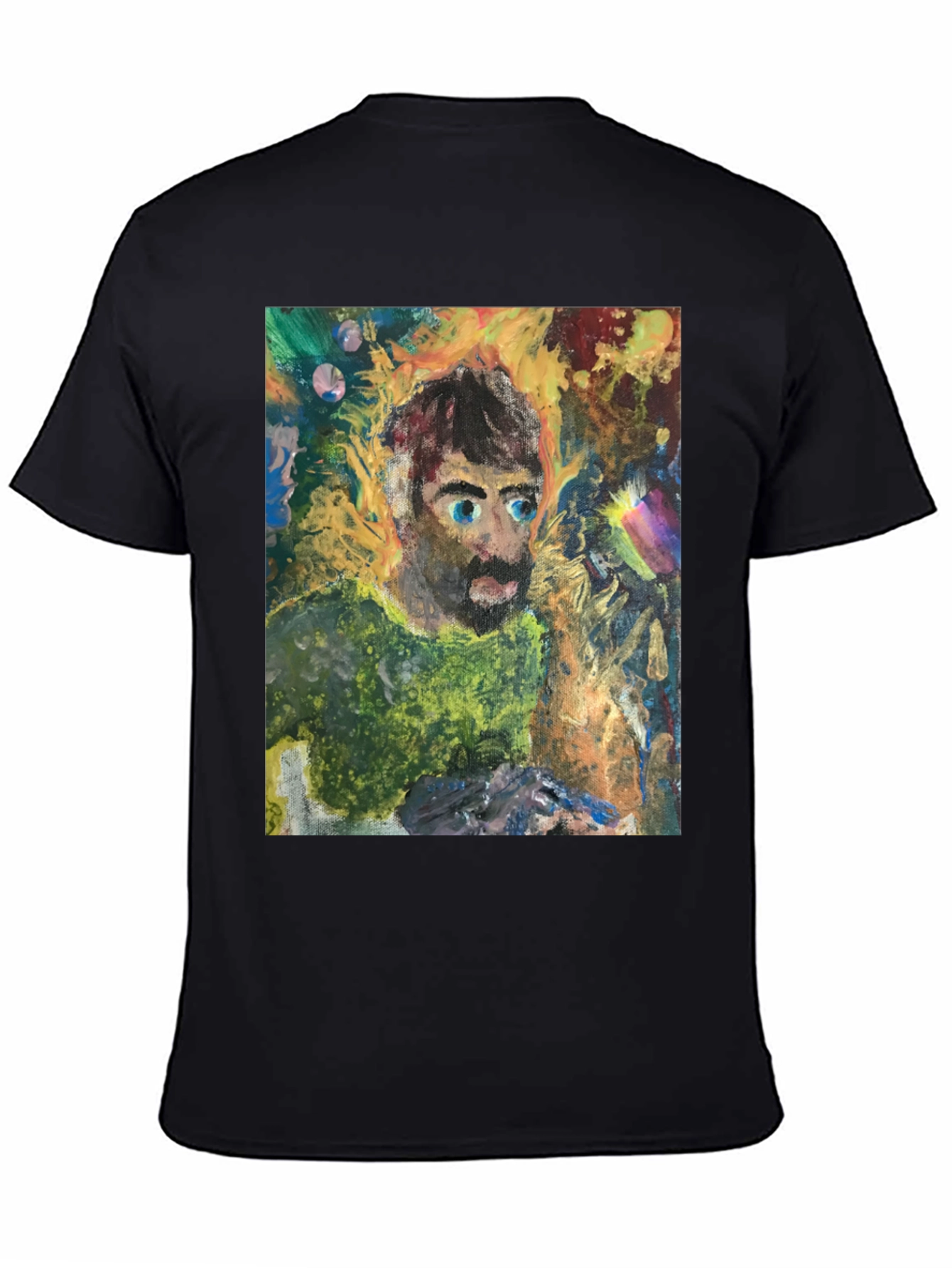 Abstract Portrait Graphic Tee - Unique Art Shirt