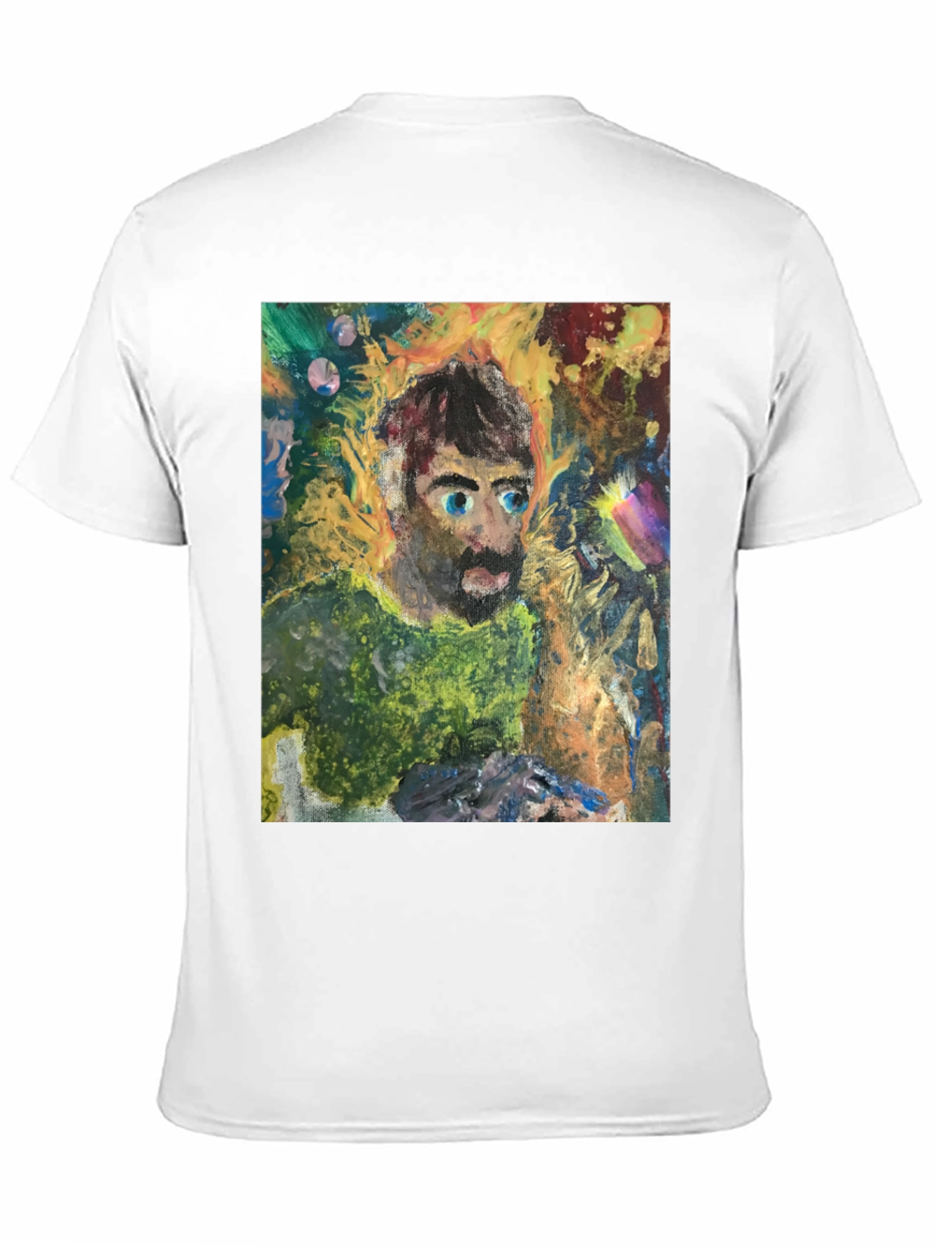 Abstract Portrait Graphic Tee - Unique Art Shirt