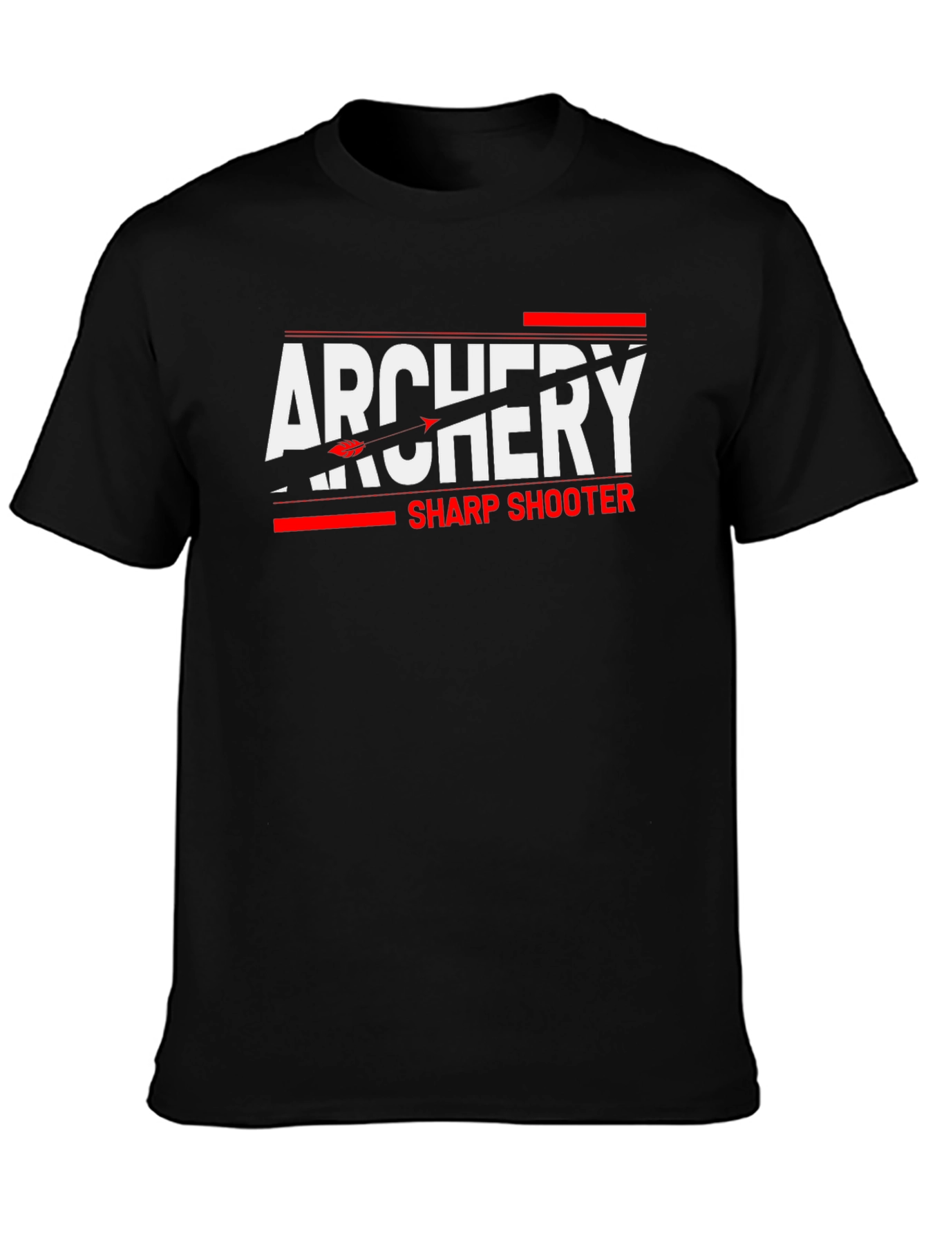 Archery Sharp Shooter Graphic Tee - Black
