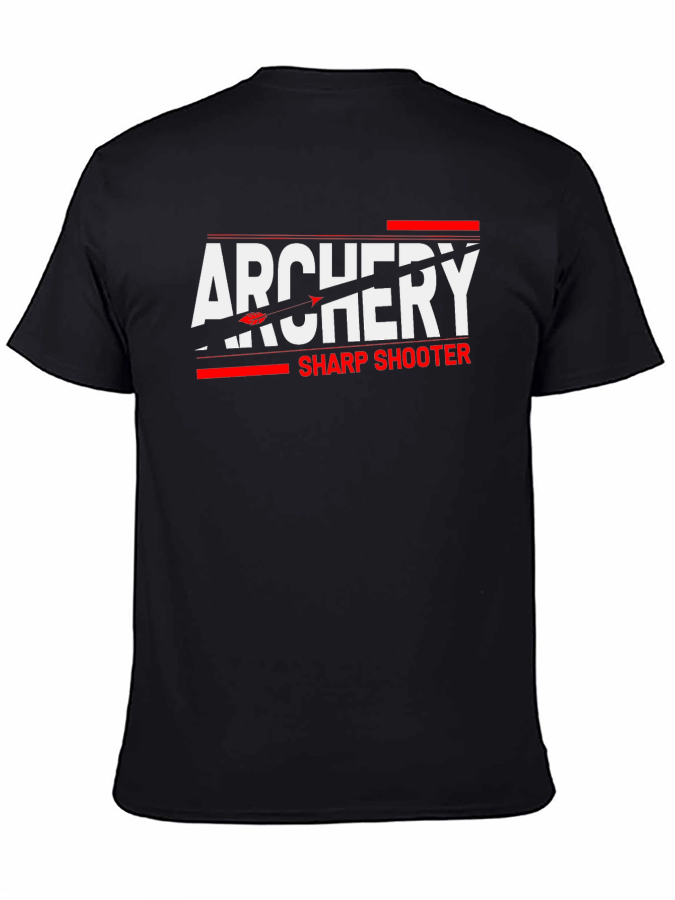 Archery Sharp Shooter Graphic Tee - Black