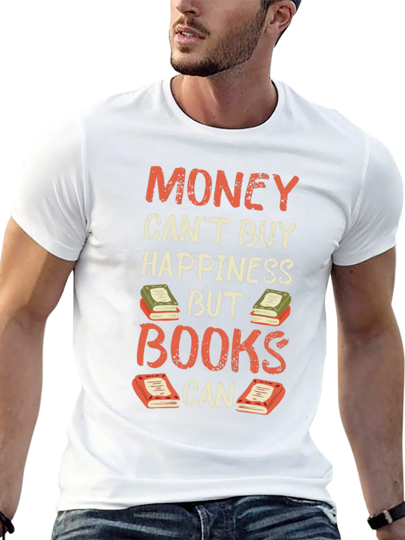 Money Cant Buy Happiness But Books Can T-Shirt