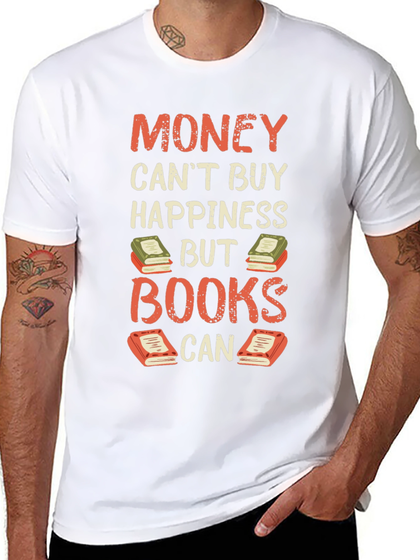 Money Cant Buy Happiness But Books Can T-Shirt