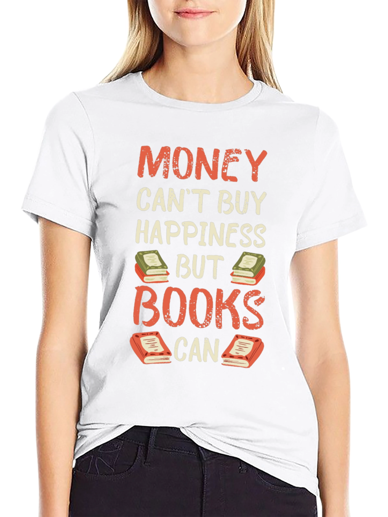 Money Cant Buy Happiness But Books Can T-Shirt