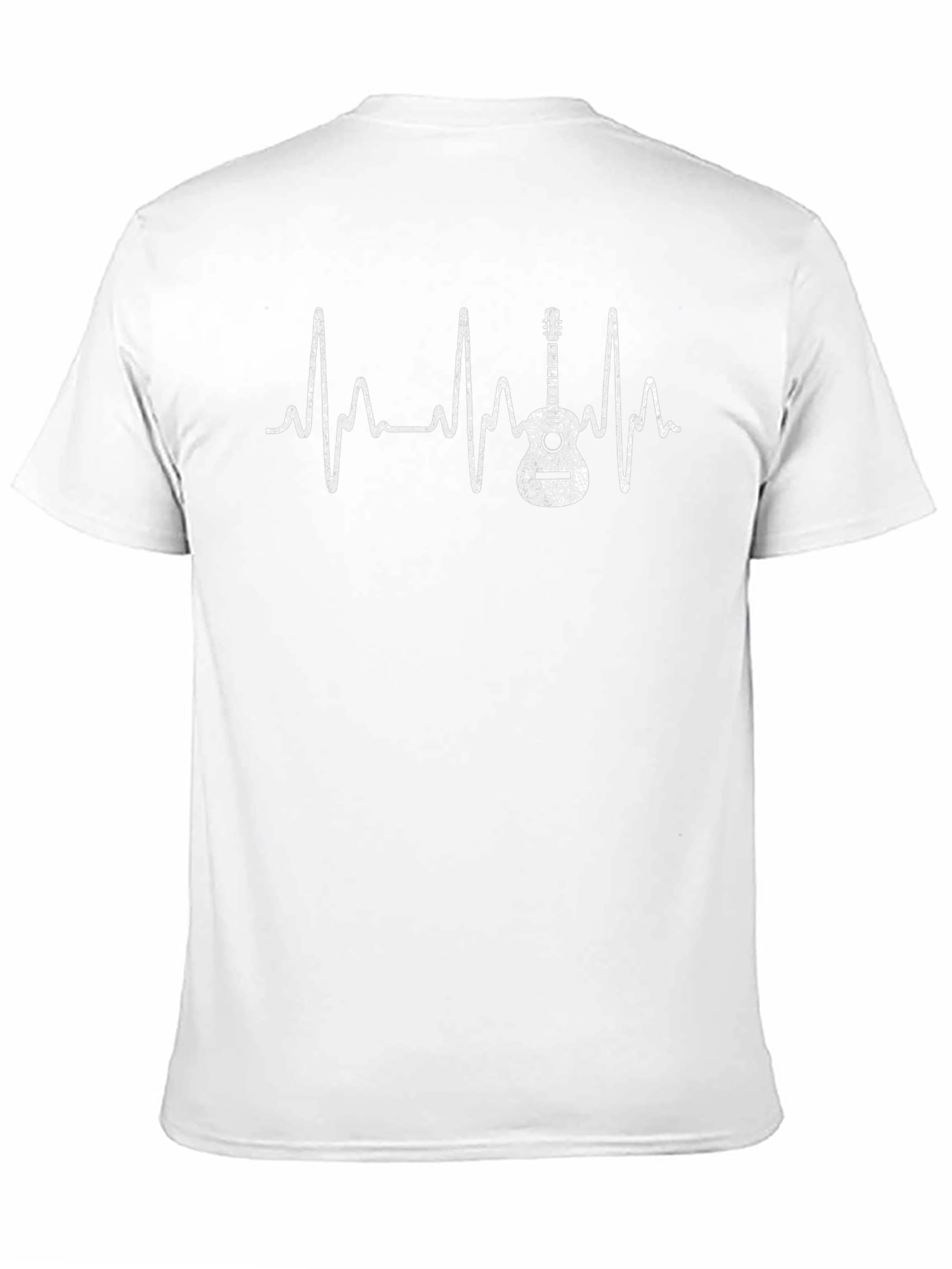 Guitar Heartbeat Graphic Tee - Musician T-Shirt