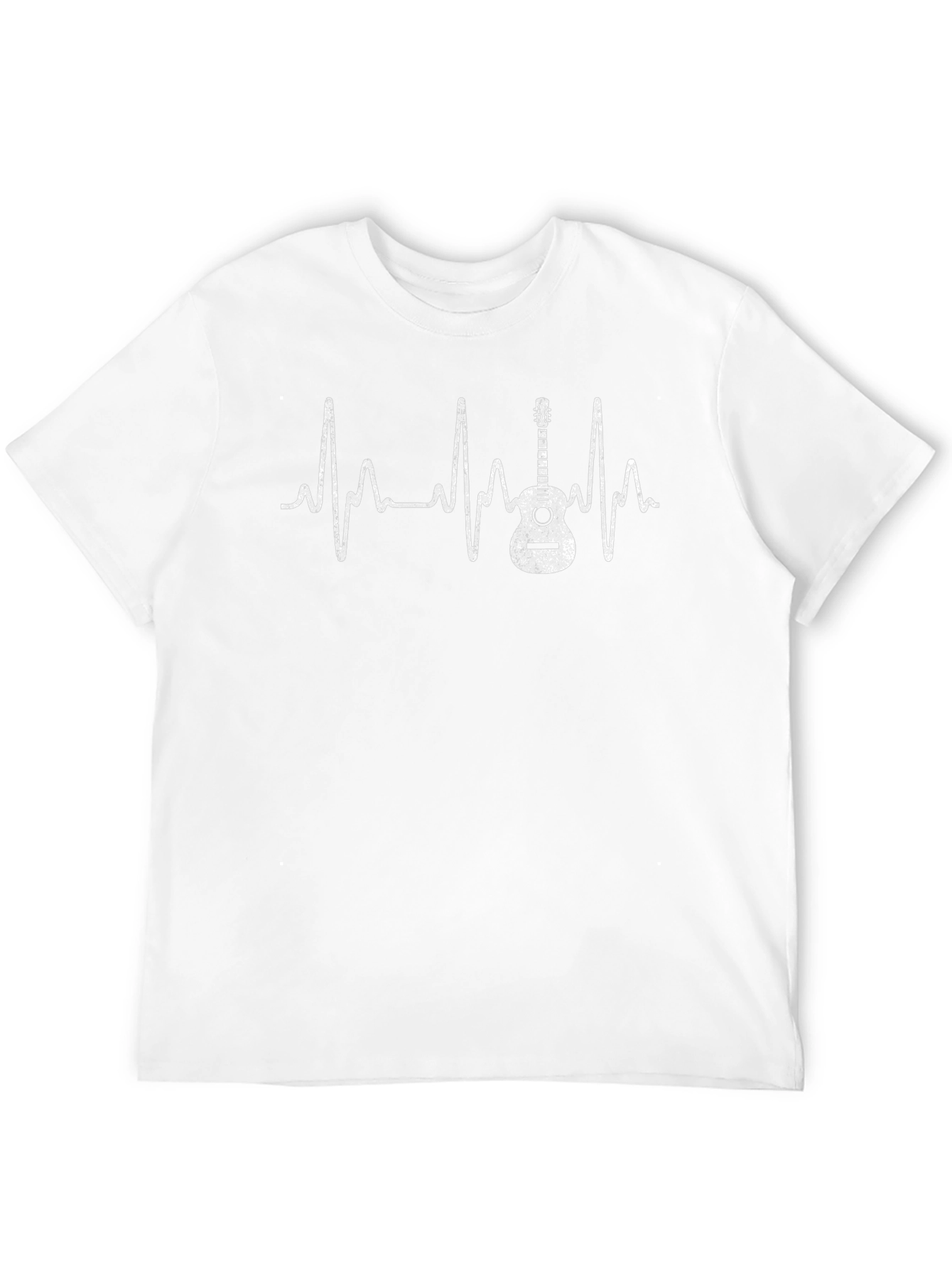 Guitar Heartbeat Graphic Tee - Musician T-Shirt