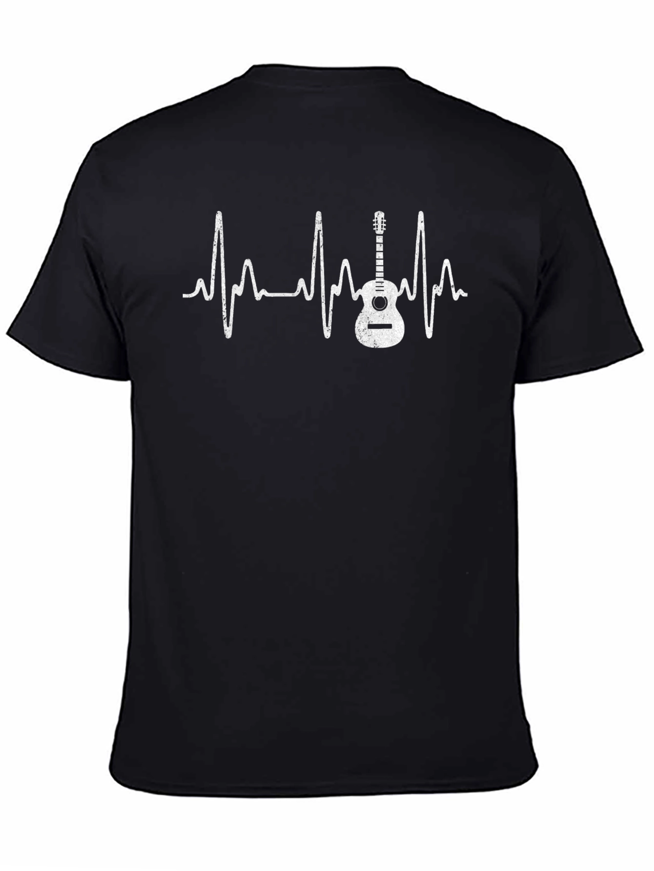 Guitar Heartbeat Graphic Tee - Musician T-Shirt