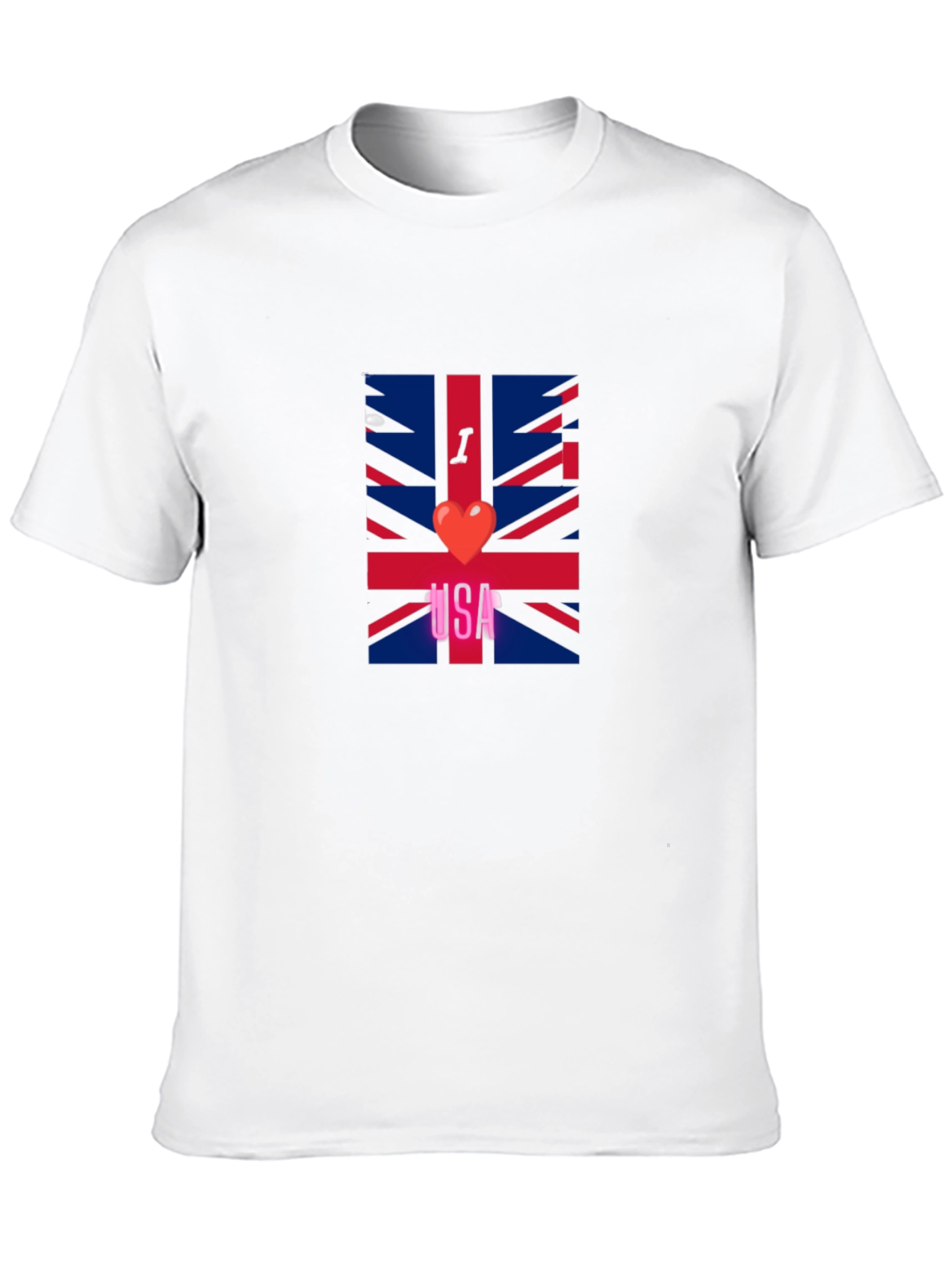 I Heart UK T-Shirt - Union Jack Graphic Tee