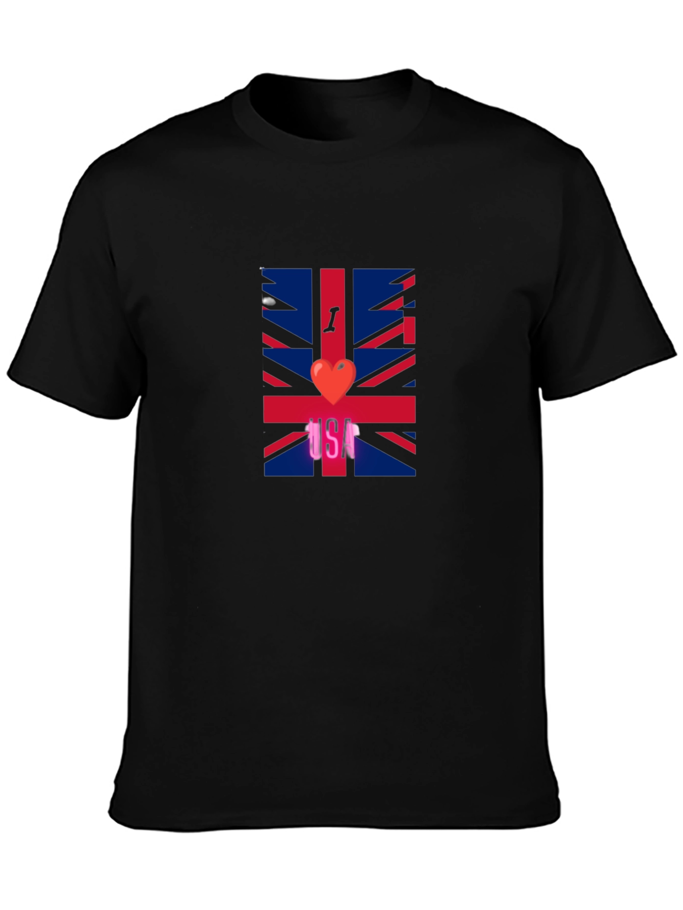I Heart UK T-Shirt - Union Jack Graphic Tee