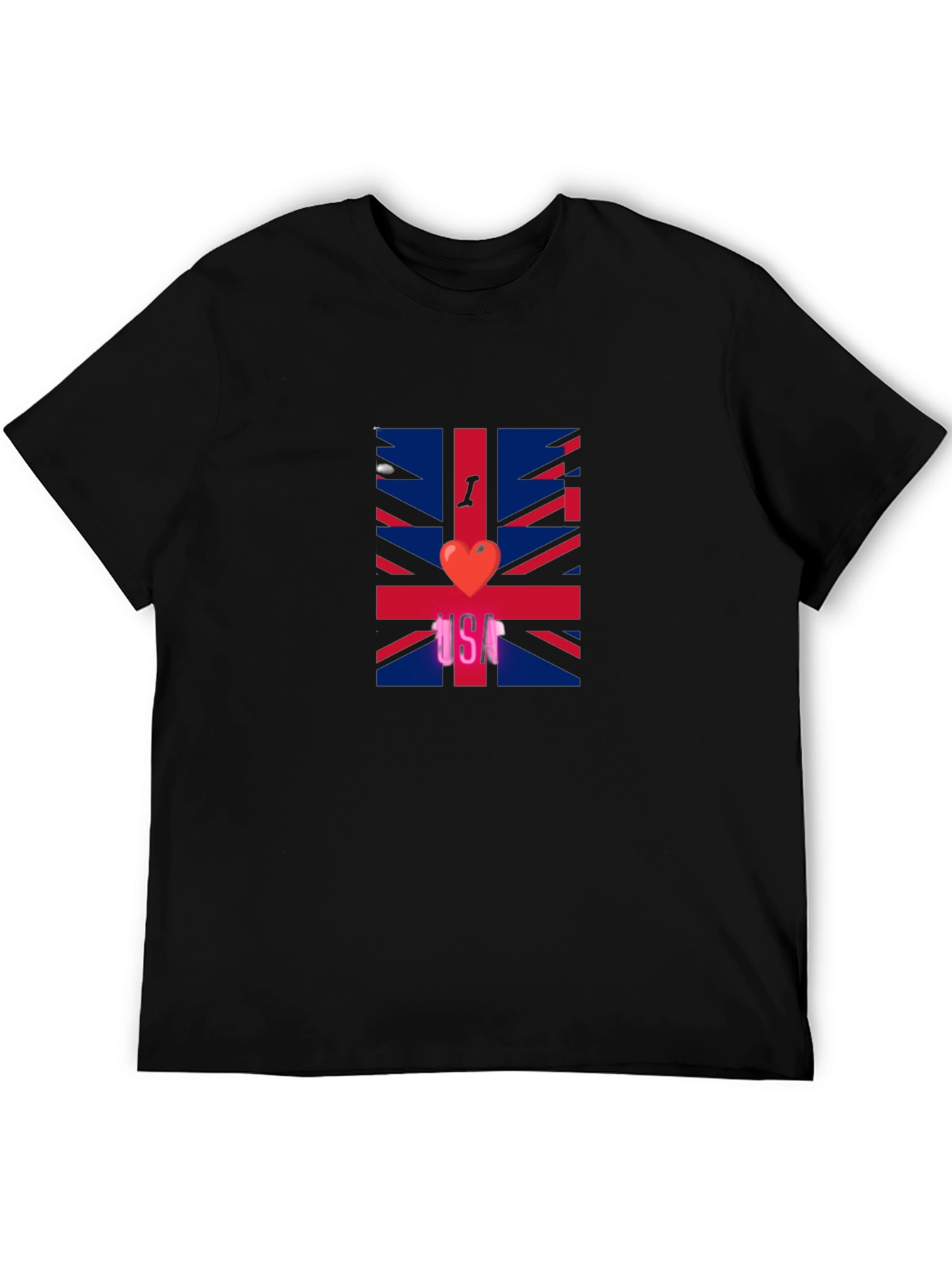 I Heart UK T-Shirt - Union Jack Graphic Tee