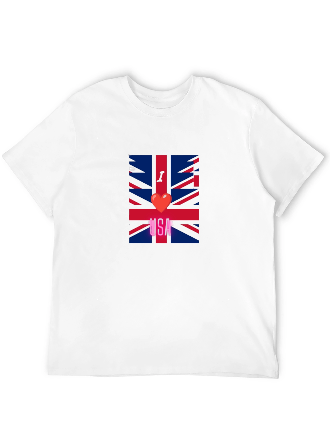 I Heart UK T-Shirt - Union Jack Graphic Tee