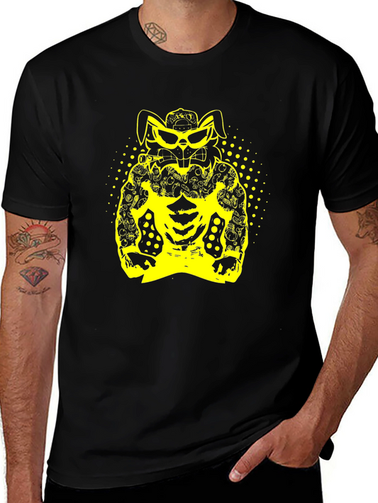 Rabbit Gangster Black T-Shirt